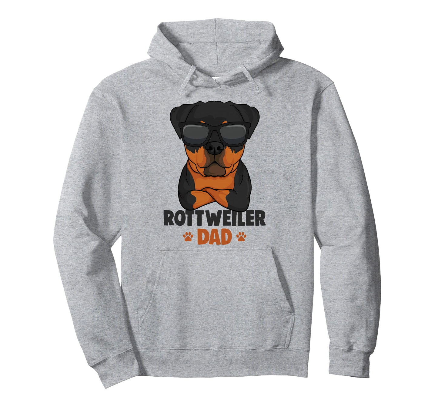 Rottweiler Dad Rottie Dog Hoodie - Novelty Apparel Unisex - T-Shirt, Sweatshirt, Hoodie