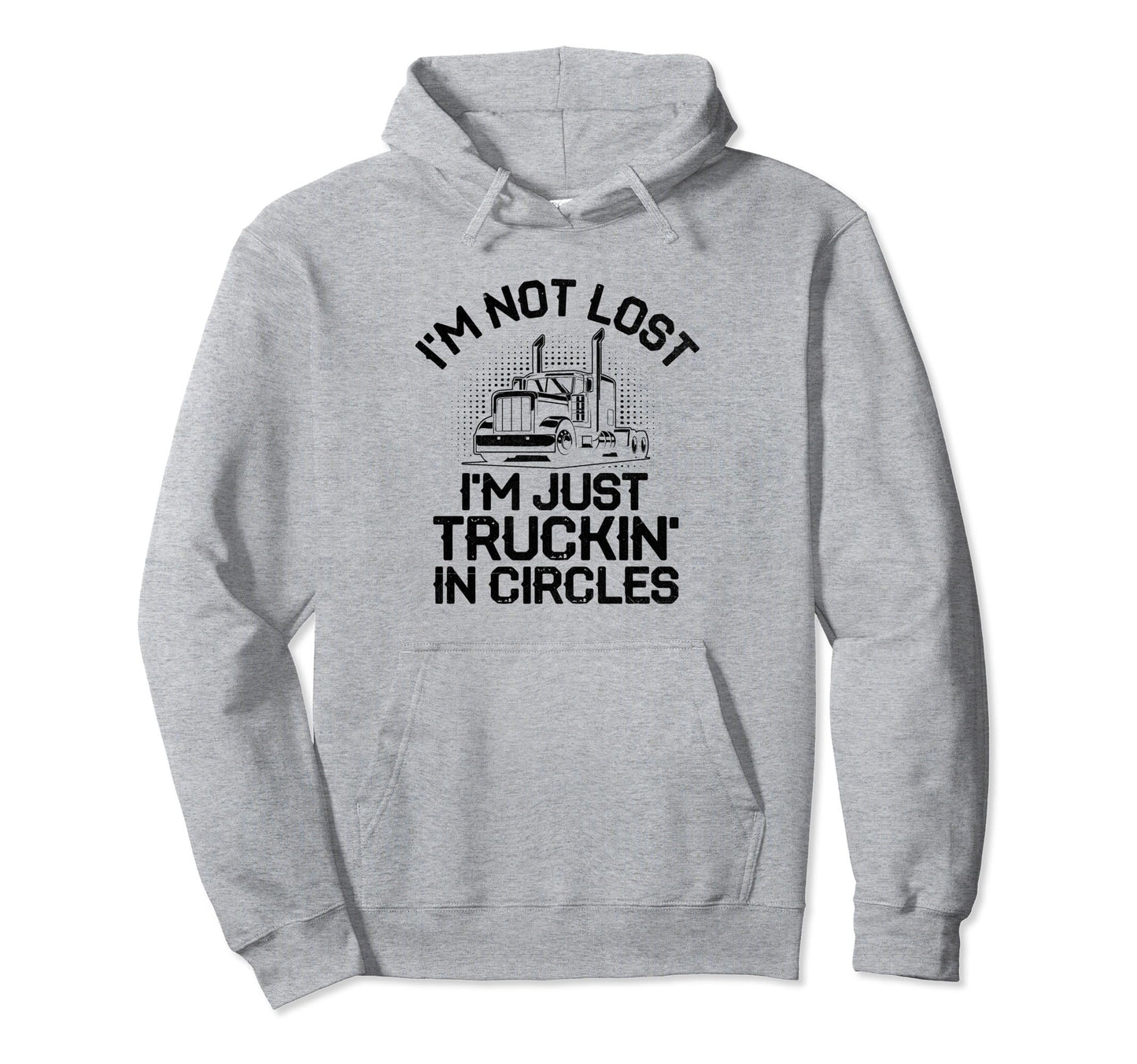 Trucker Driving Dad Trucker Father Truck Hoodie - Graphic Print for Adults - T-Shirt, Sweatshirt, Hoodie