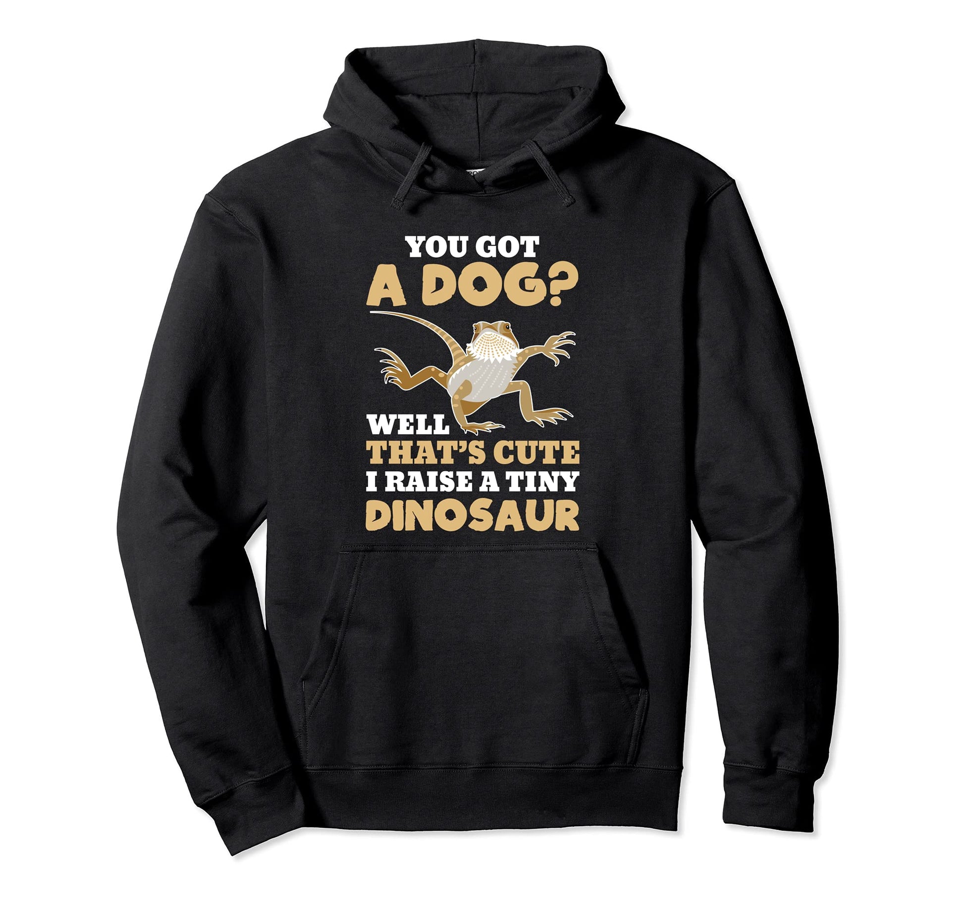 Bearded Dragon Funny Reptile Lizard Hoodie - Novelty Apparel for Adults - T-Shirt, Sweatshirt, Hoodie