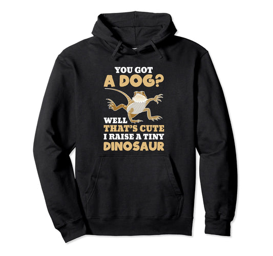 Bearded Dragon Funny Reptile Lizard Hoodie - Novelty Apparel for Adults - T-Shirt, Sweatshirt, Hoodie