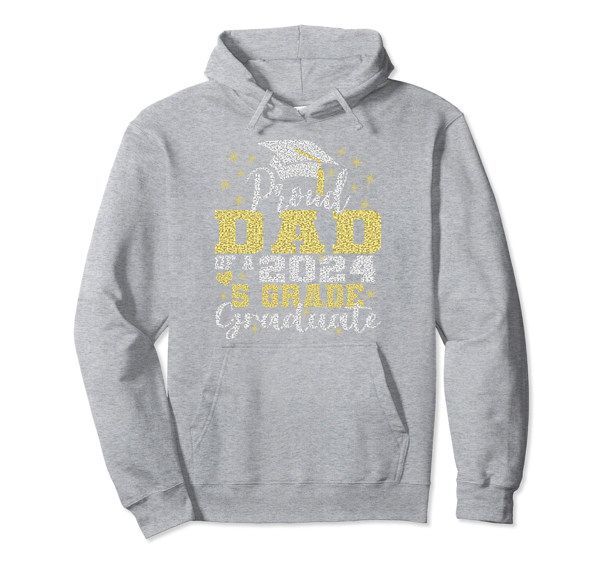 Proud Dad 5Th Grade Graduate 2024 Hoodie - Graphic Print for Adults - T-Shirt, Sweatshirt, Hoodie