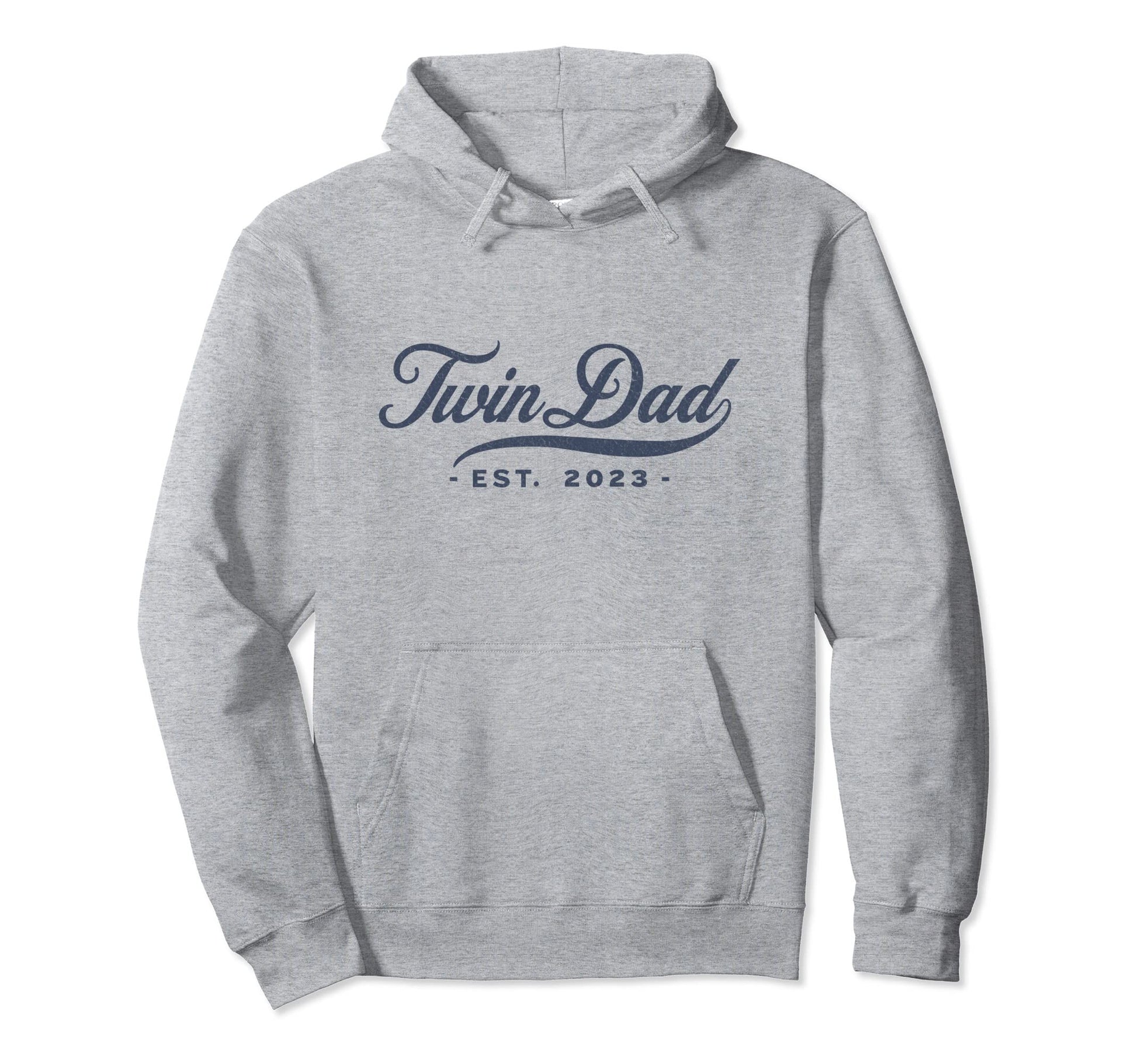 Twin Dad Est 2023 Twin Dad To Be Gifts Hoodie - Minimalist Print Men Women - T-Shirt, Sweatshirt, Hoodie
