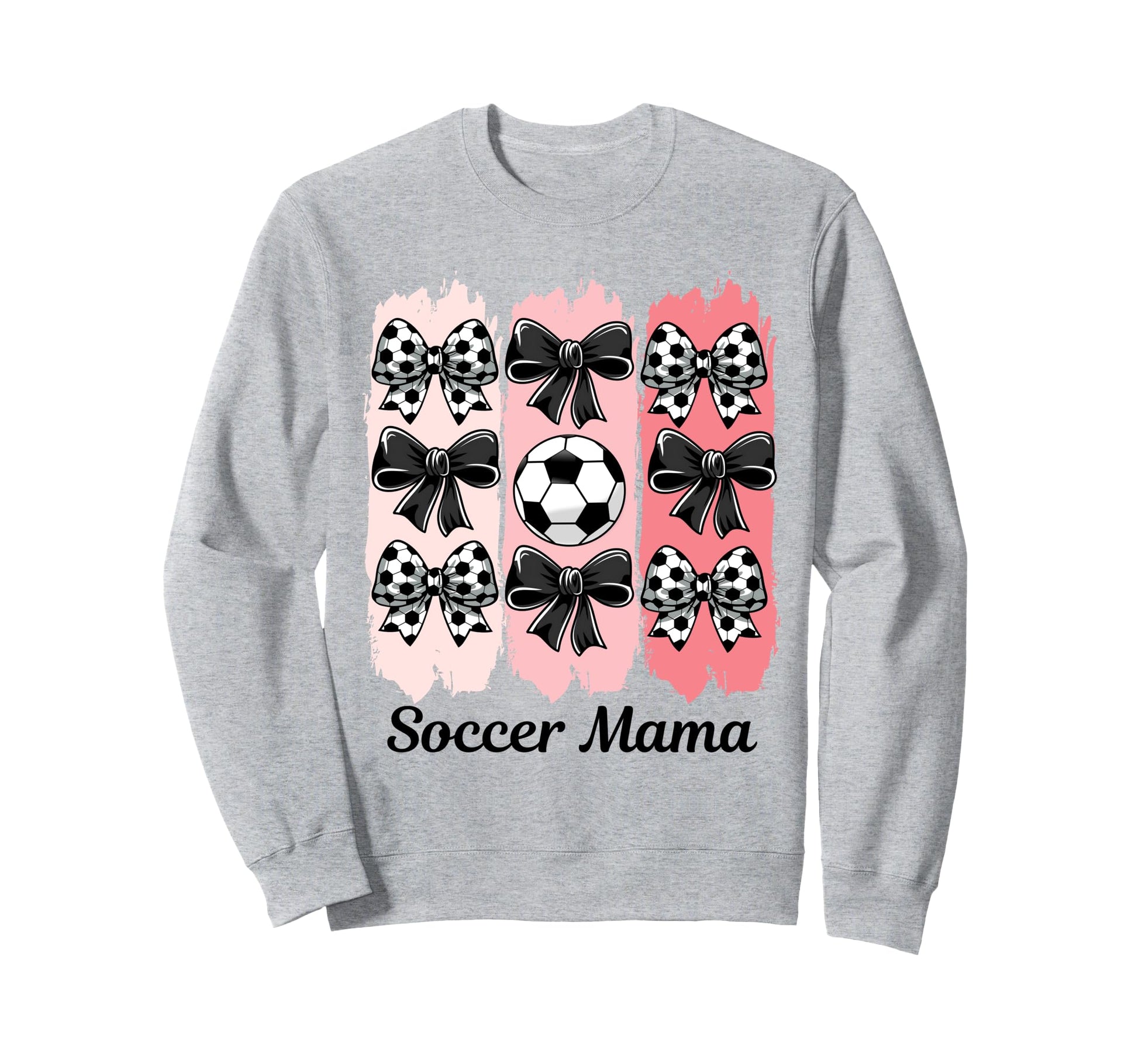 Soccer Mama Coquette Bow Soccer Mom Sweatshirt - Trendy Graphic Men Women - T-Shirt, Sweatshirt, Hoodie
