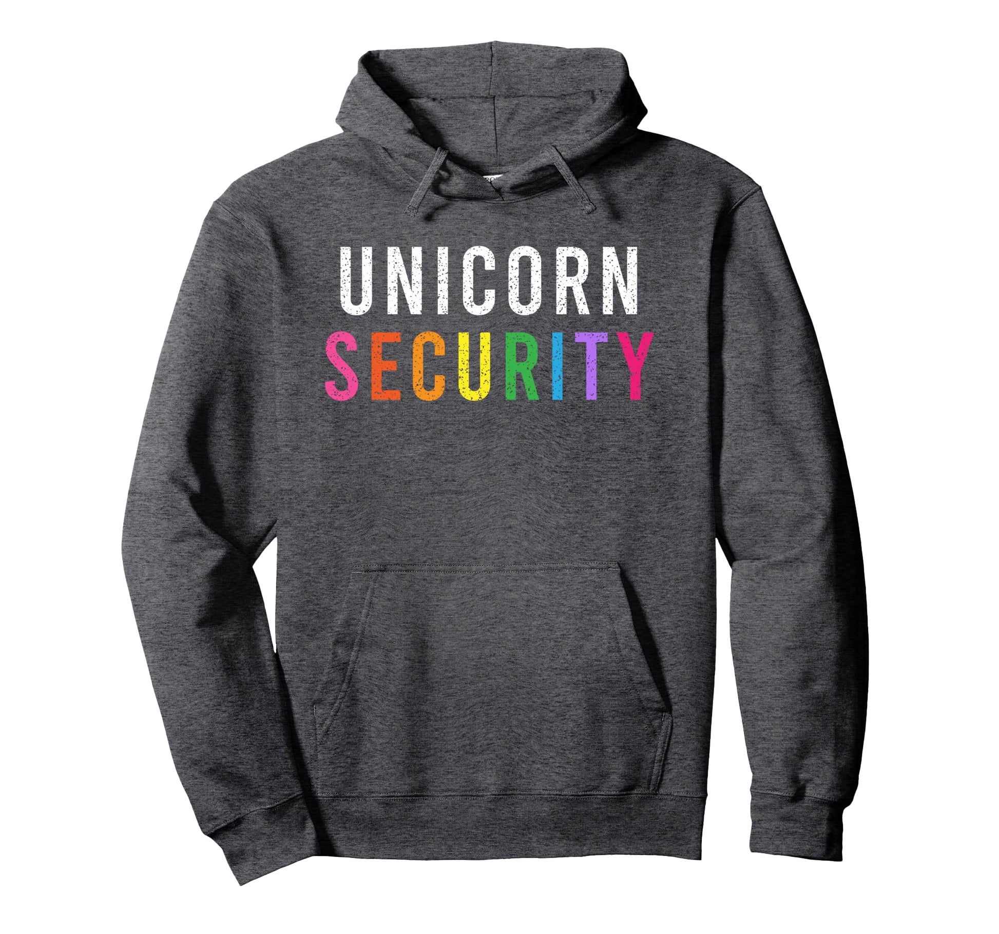 Unicorn Security Dad Brother Hoodie - Streetwear Style for Adults - T-Shirt, Sweatshirt, Hoodie
