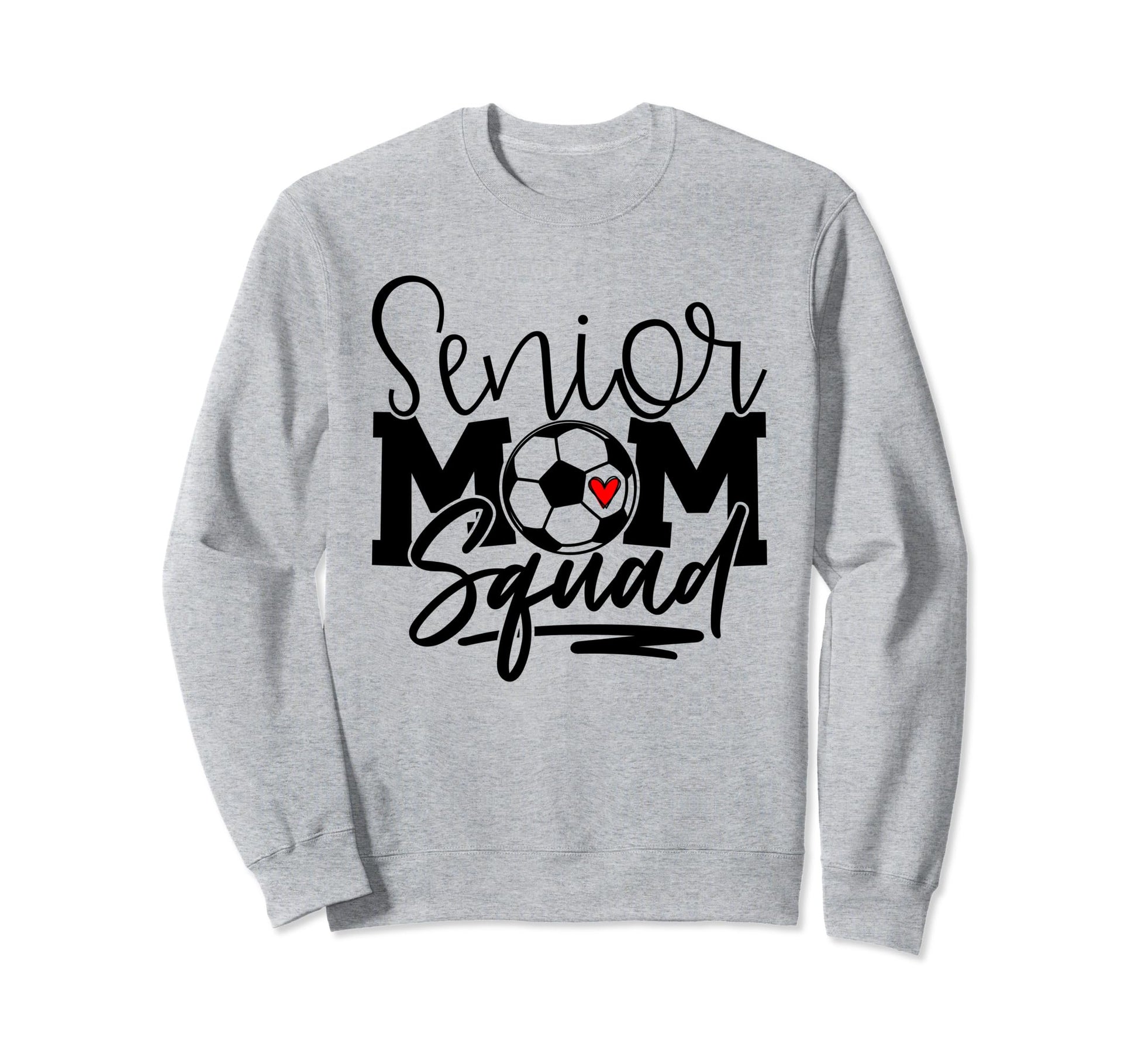 Senior Soccer Mom Squad Sweatshirt - Custom Art Print Unisex - T-Shirt, Sweatshirt, Hoodie