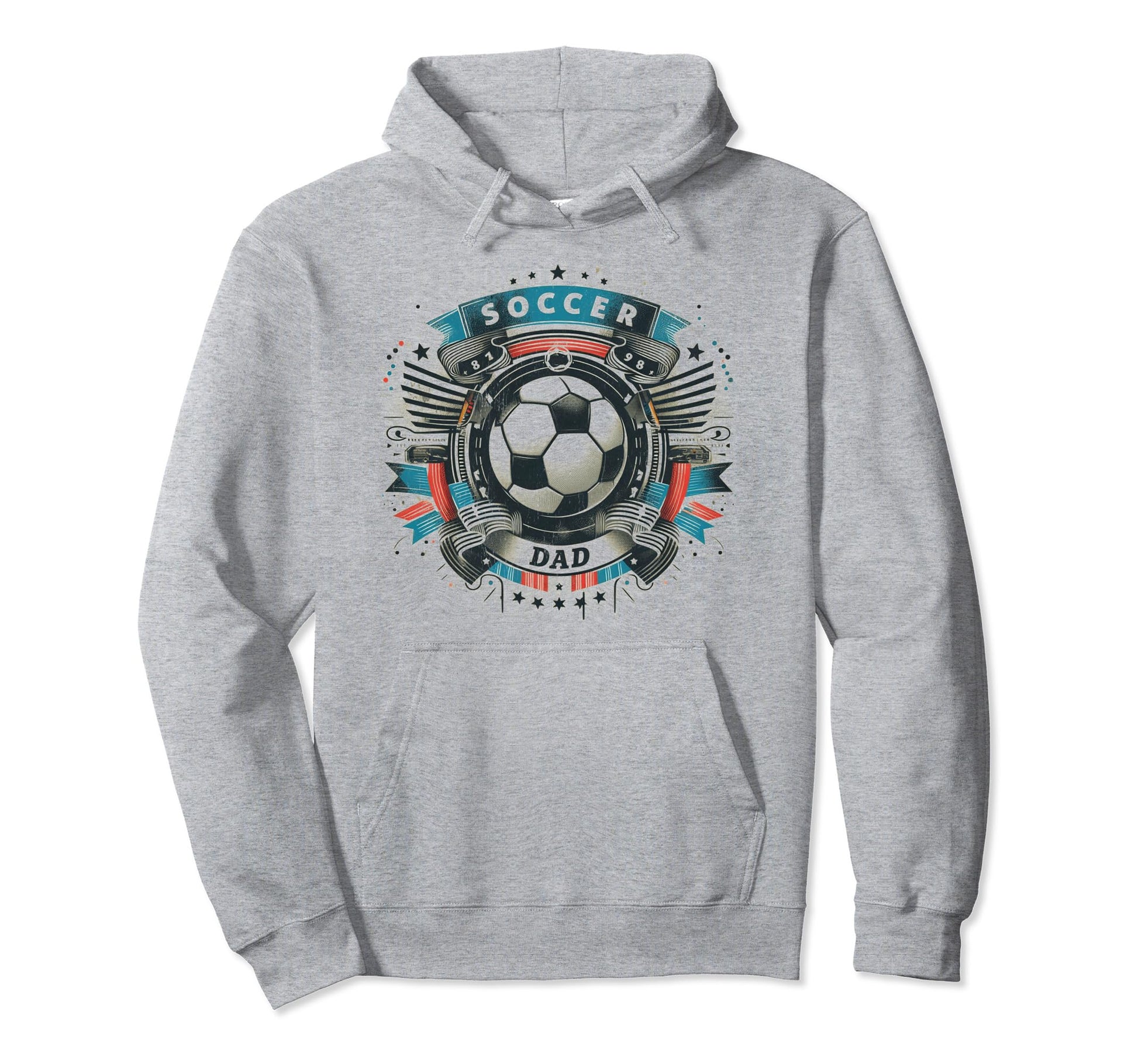 Soccer Dad Family Matching Dad Hoodie - Casual Everyday Wear Unisex - T-Shirt, Sweatshirt, Hoodie