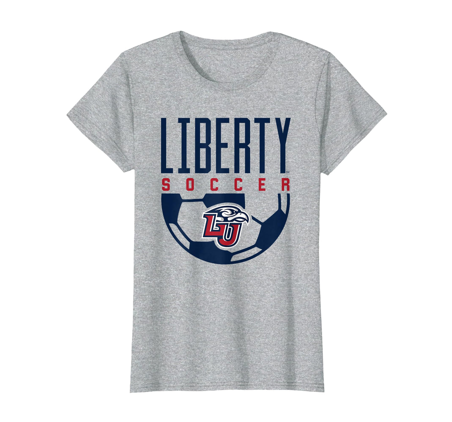 Liberty University Flames Soccer T-Shirt - Casual Everyday Wear Men Women - T-Shirt, Sweatshirt, Hoodie