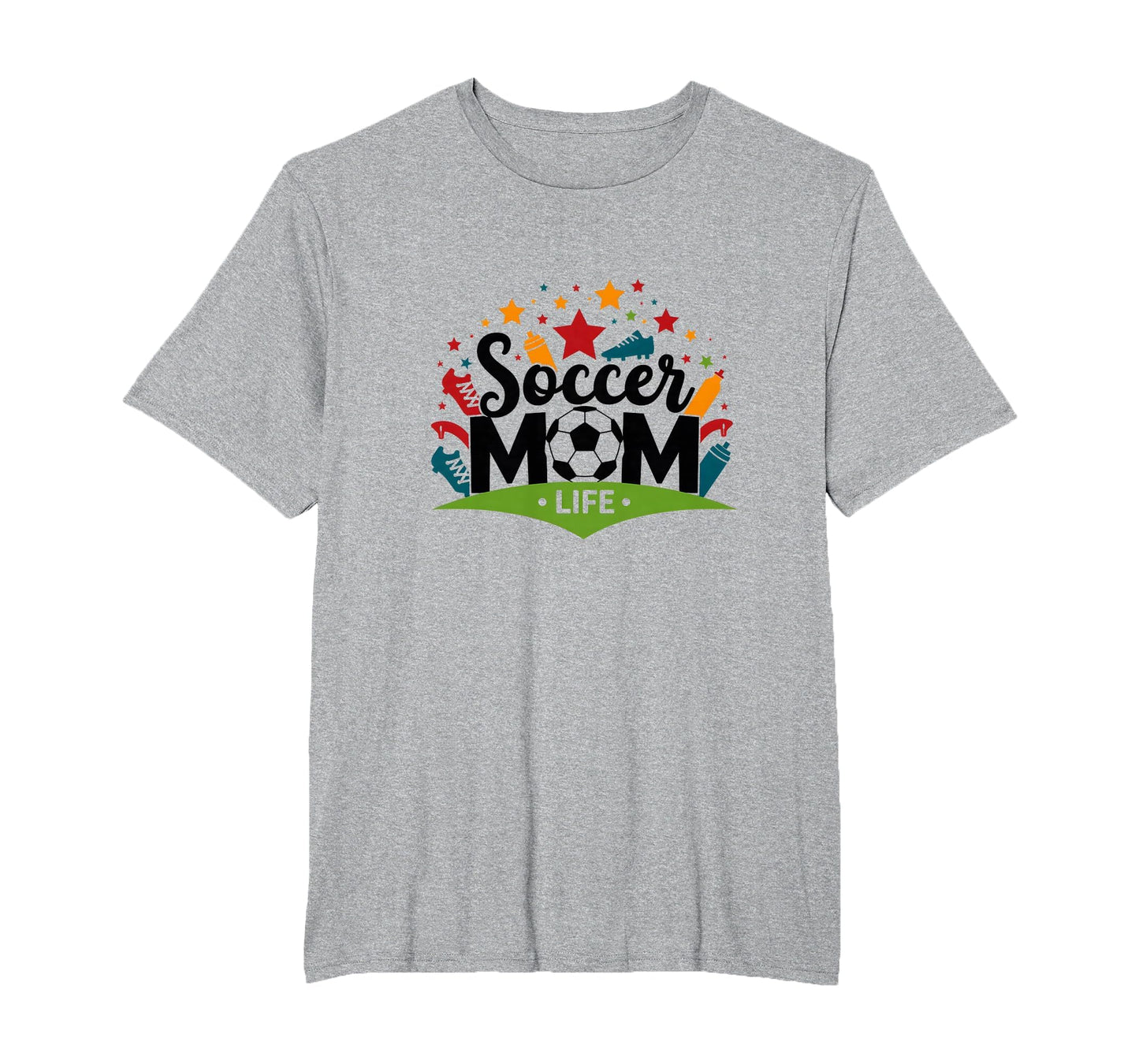 Soccer Mom Life Womens Sports Parent T-Shirt - Trendy Graphic for Adults - T-Shirt, Sweatshirt, Hoodie