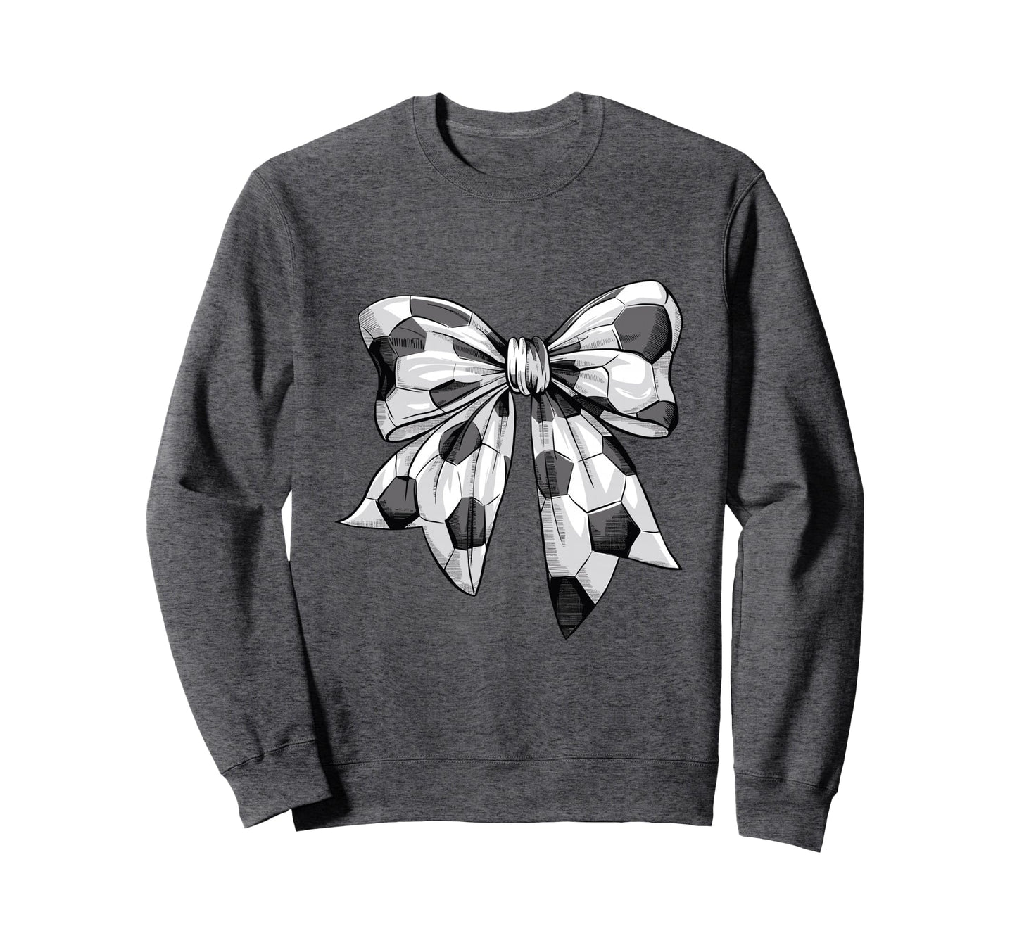 Coquette Bow Soccer Ball Mom Life Sweatshirt - Aesthetic Graphic Unisex - T-Shirt, Sweatshirt, Hoodie
