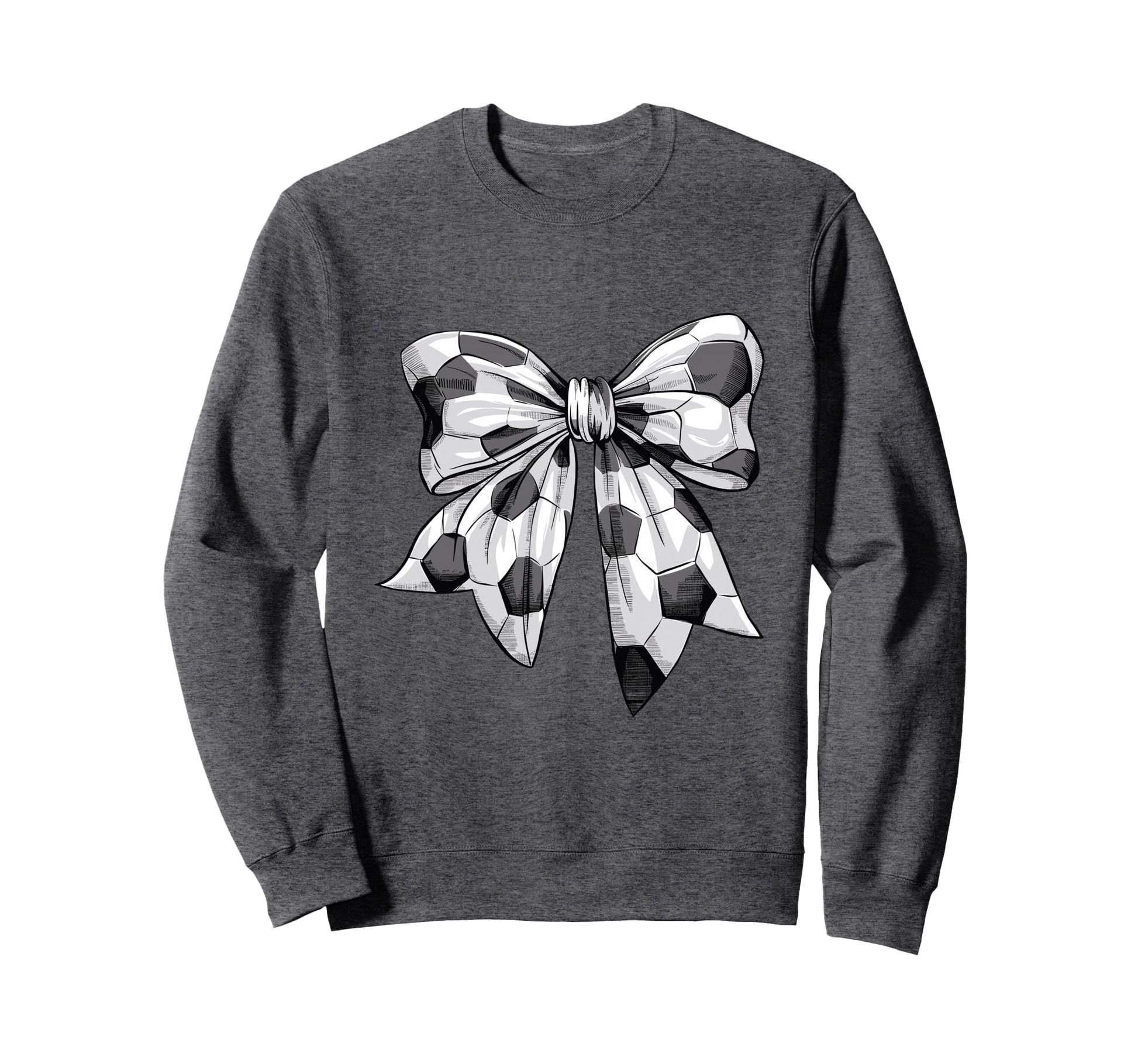 Coquette Bow Soccer Ball Mom Life Sweatshirt - Aesthetic Graphic Unisex - T-Shirt, Sweatshirt, Hoodie
