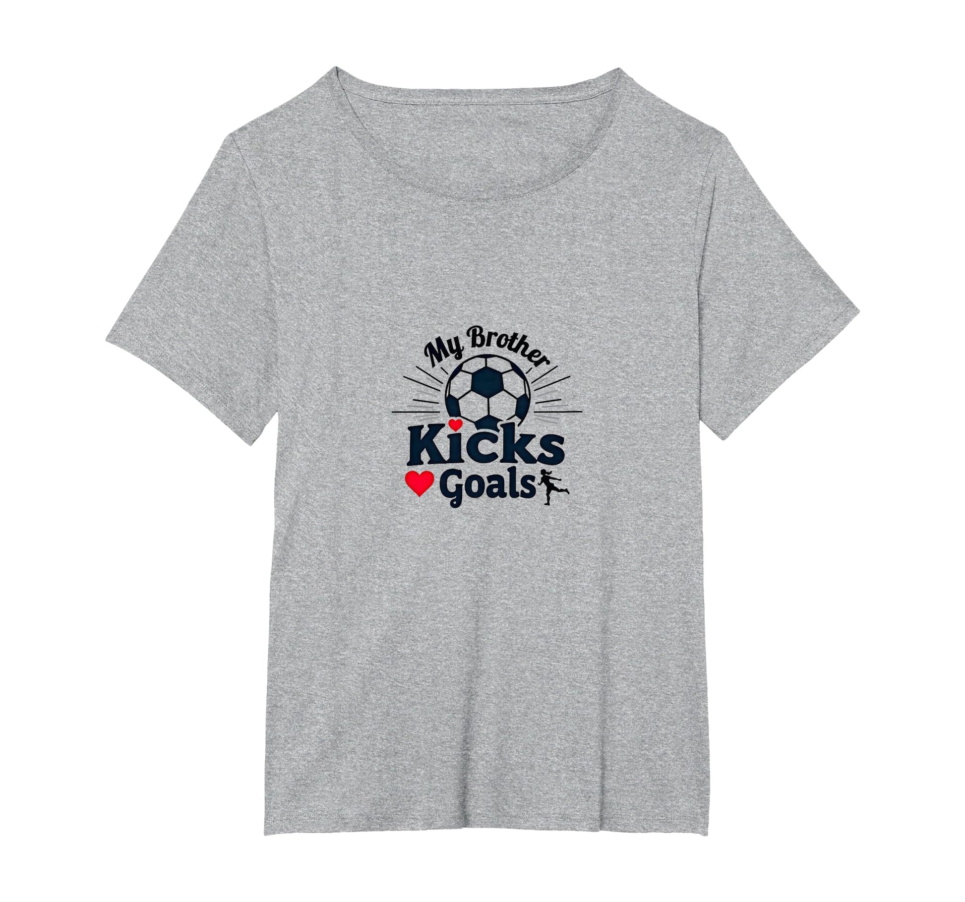 Soccer Sister My Brother Kicks Goals Proud T-Shirt - Trendy Graphic Unisex - T-Shirt, Sweatshirt, Hoodie