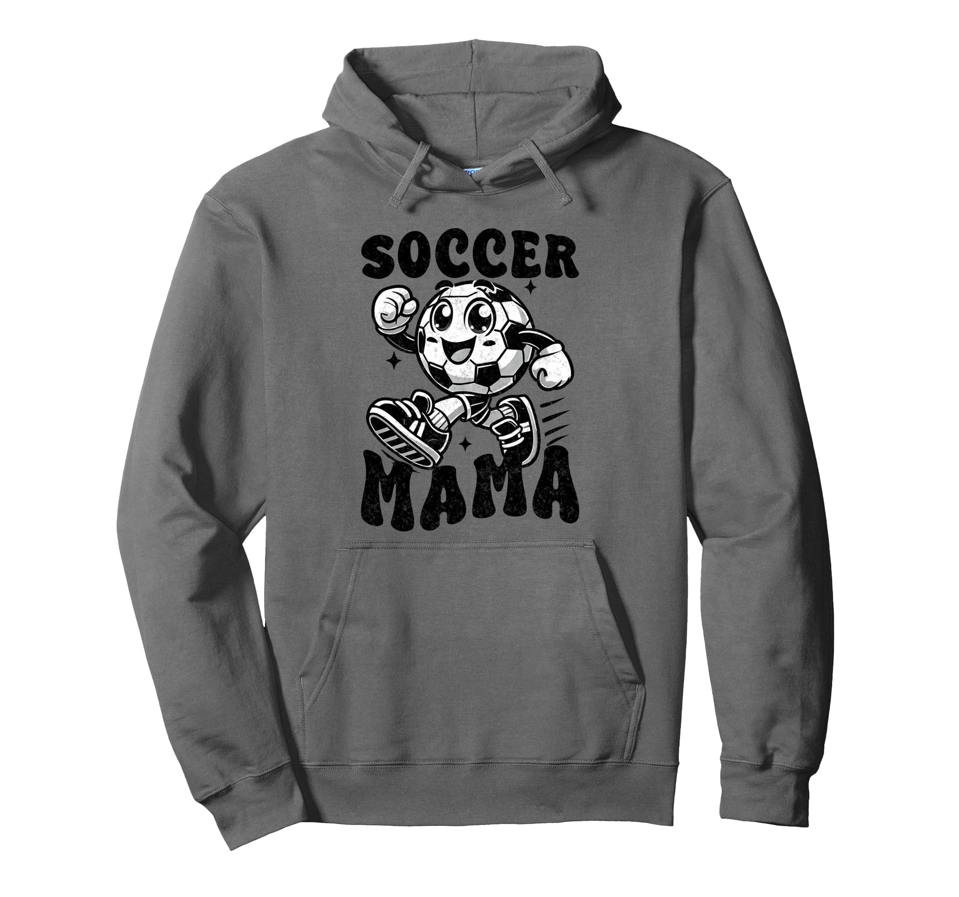 Checkered Soccer Mama Soccer Mom Hoodie - Casual Everyday Wear for Adults - T-Shirt, Sweatshirt, Hoodie