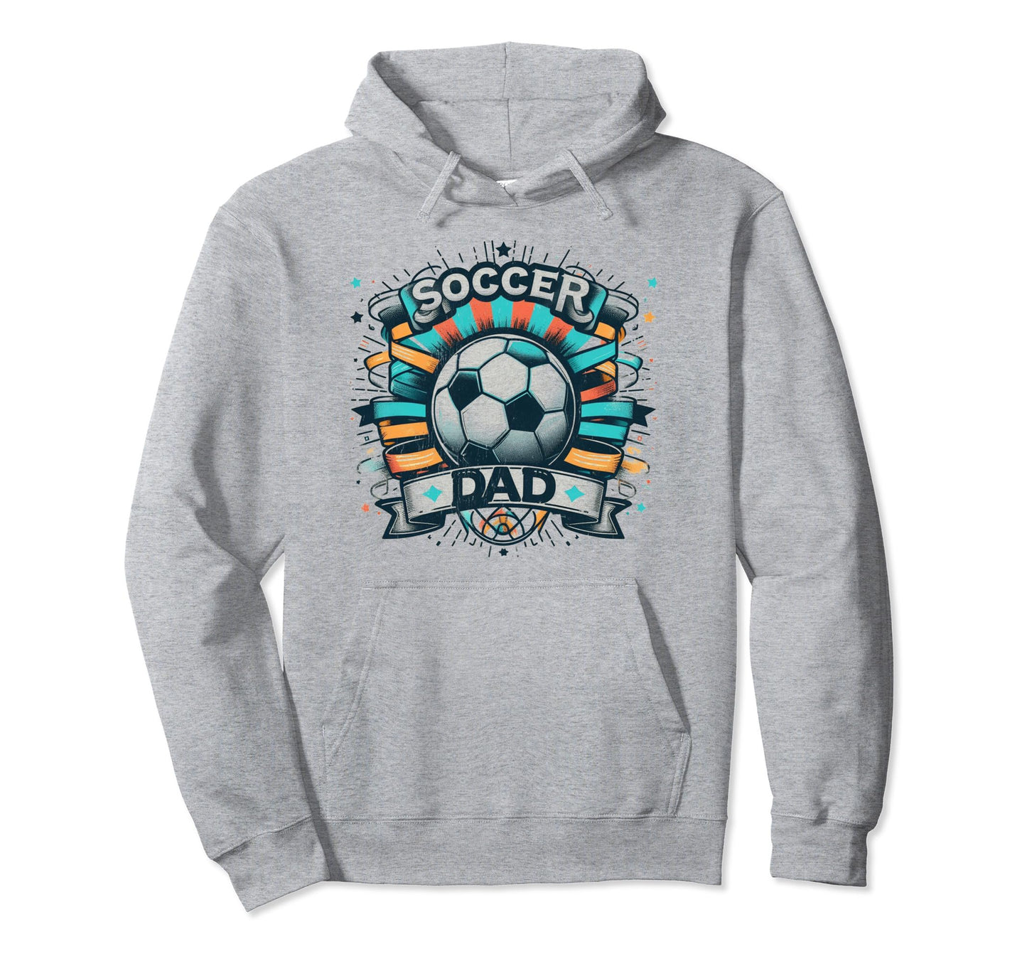 Soccer Dad Family Matching Dad Fathers Day Hoodie - Custom Art Print Unisex - T-Shirt, Sweatshirt, Hoodie