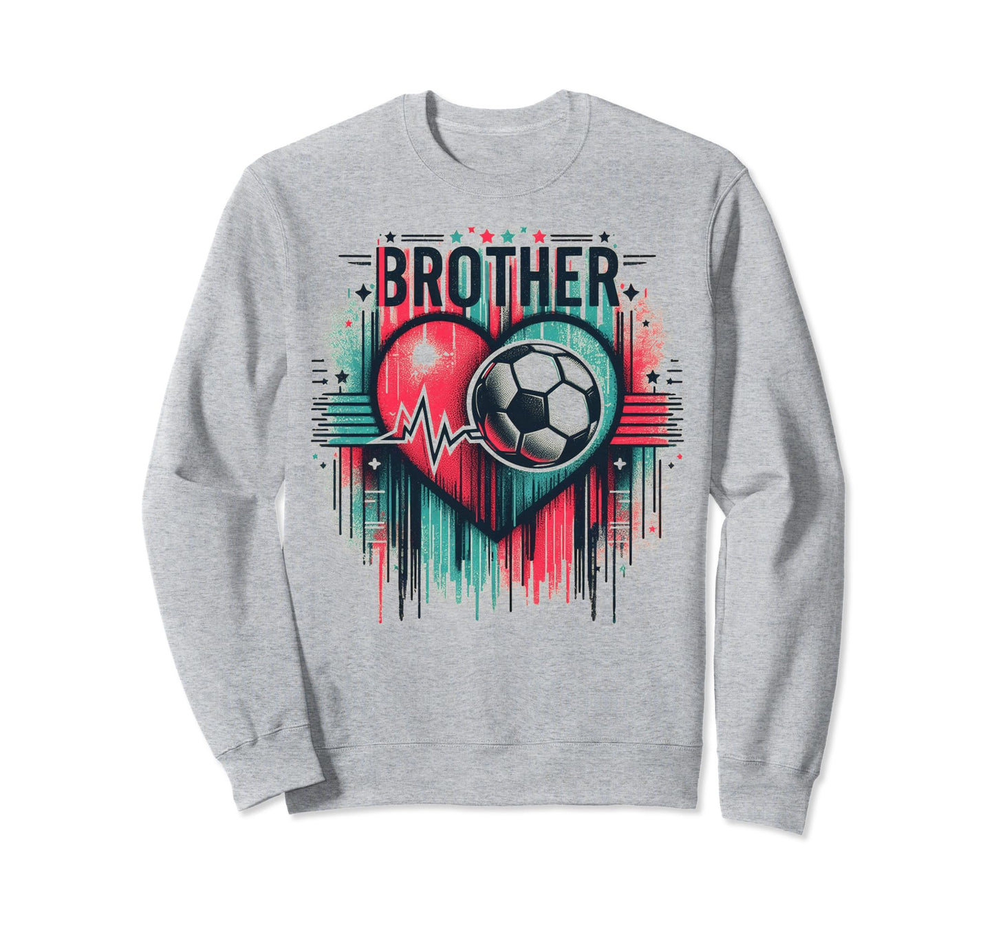 Soccer Brother Family Matching Sweatshirt - Casual Everyday Wear Men Women - T-Shirt, Sweatshirt, Hoodie
