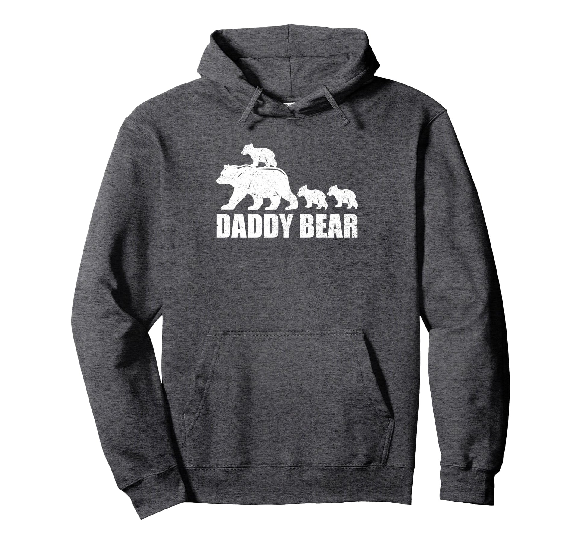 Daddy Bear Three Cubs Bear Daddy Hoodie - Novelty Apparel for Adults - T-Shirt, Sweatshirt, Hoodie