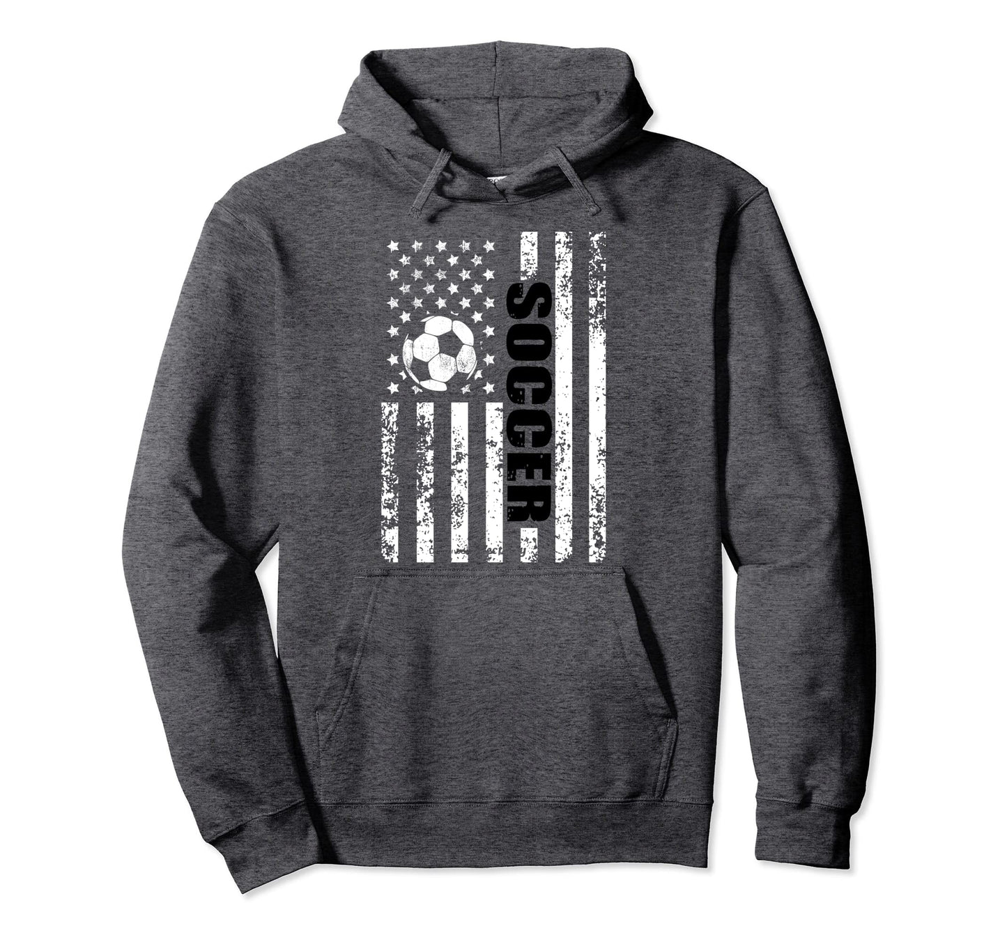 Us American Flag Soccer Patriotic Hoodie - Custom Art Print for Adults - T-Shirt, Sweatshirt, Hoodie
