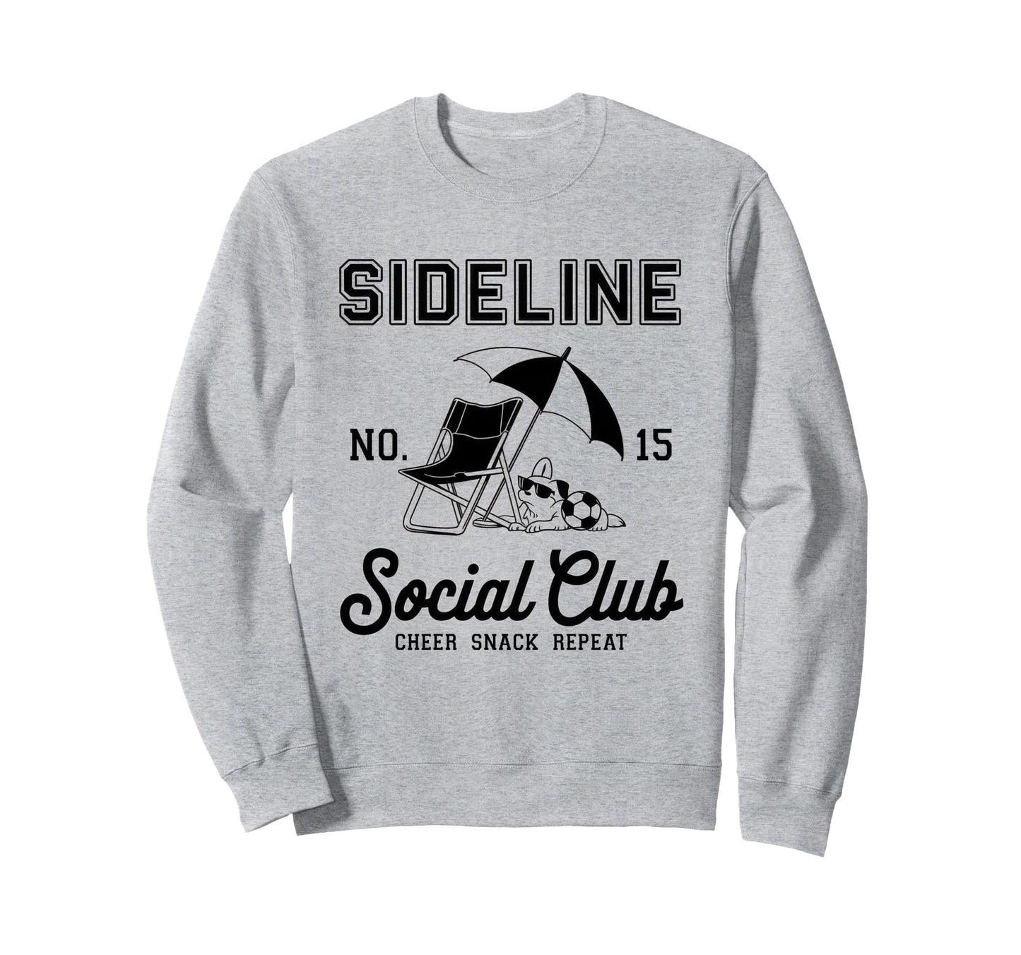 Sideline Social Club Soccer Mom Game Sweatshirt - Aesthetic Graphic Unisex - T-Shirt, Sweatshirt, Hoodie