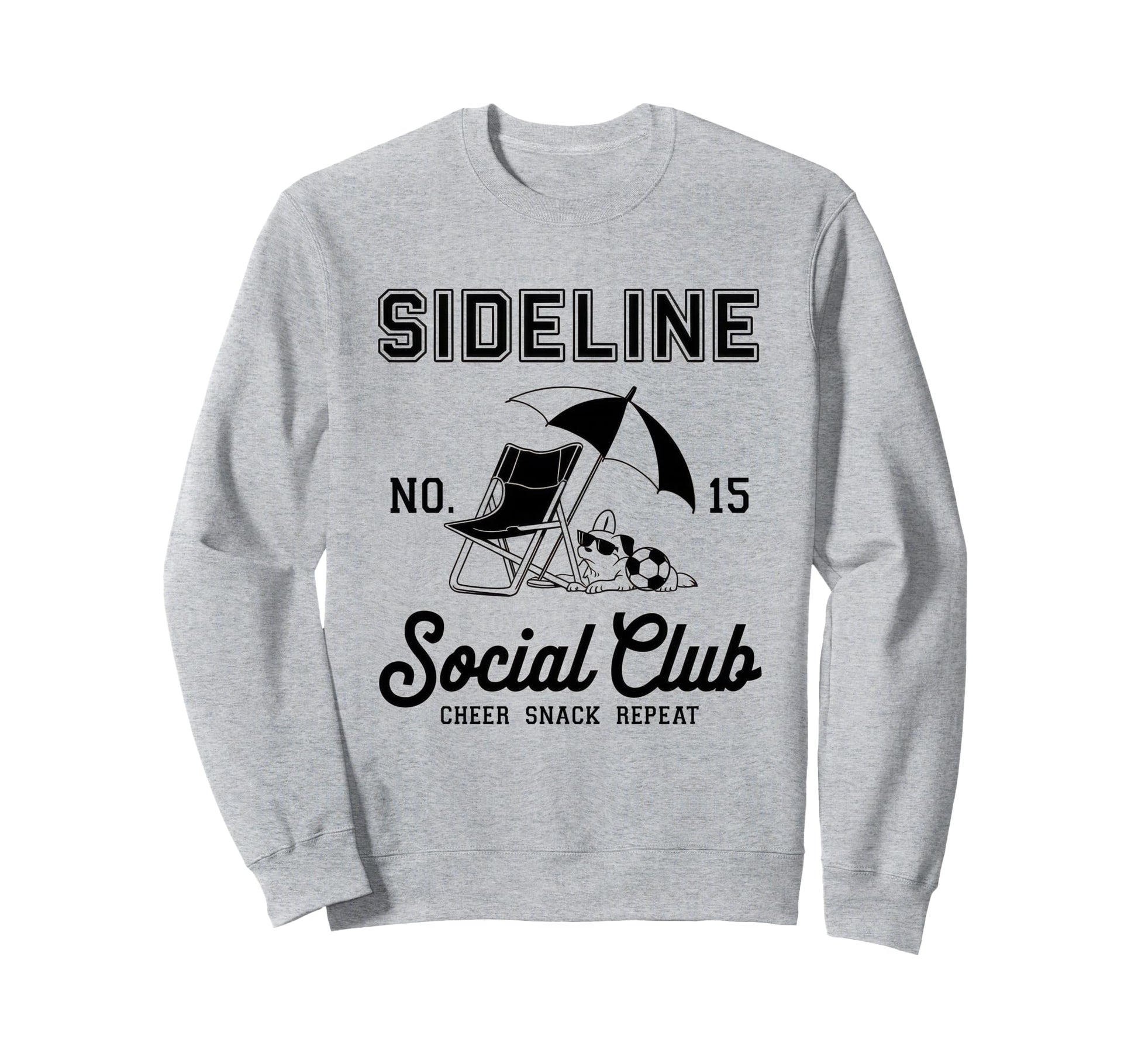 Sideline Social Club Soccer Mom Game Sweatshirt - Aesthetic Graphic Unisex - T-Shirt, Sweatshirt, Hoodie