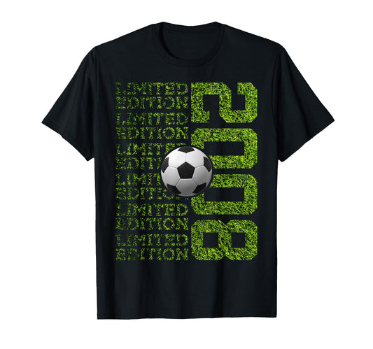 2008 Soccer 18Th Birthday T-Shirt - Novelty Apparel Men Women - T-Shirt, Sweatshirt, Hoodie