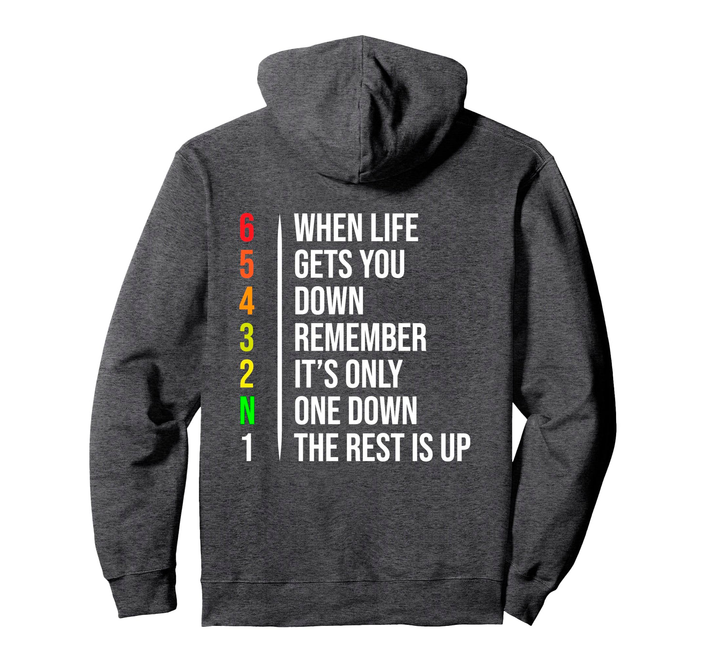 Motorbike Motorcycle Gears When Life Gets Hoodie - Streetwear Style Unisex - T-Shirt, Sweatshirt, Hoodie
