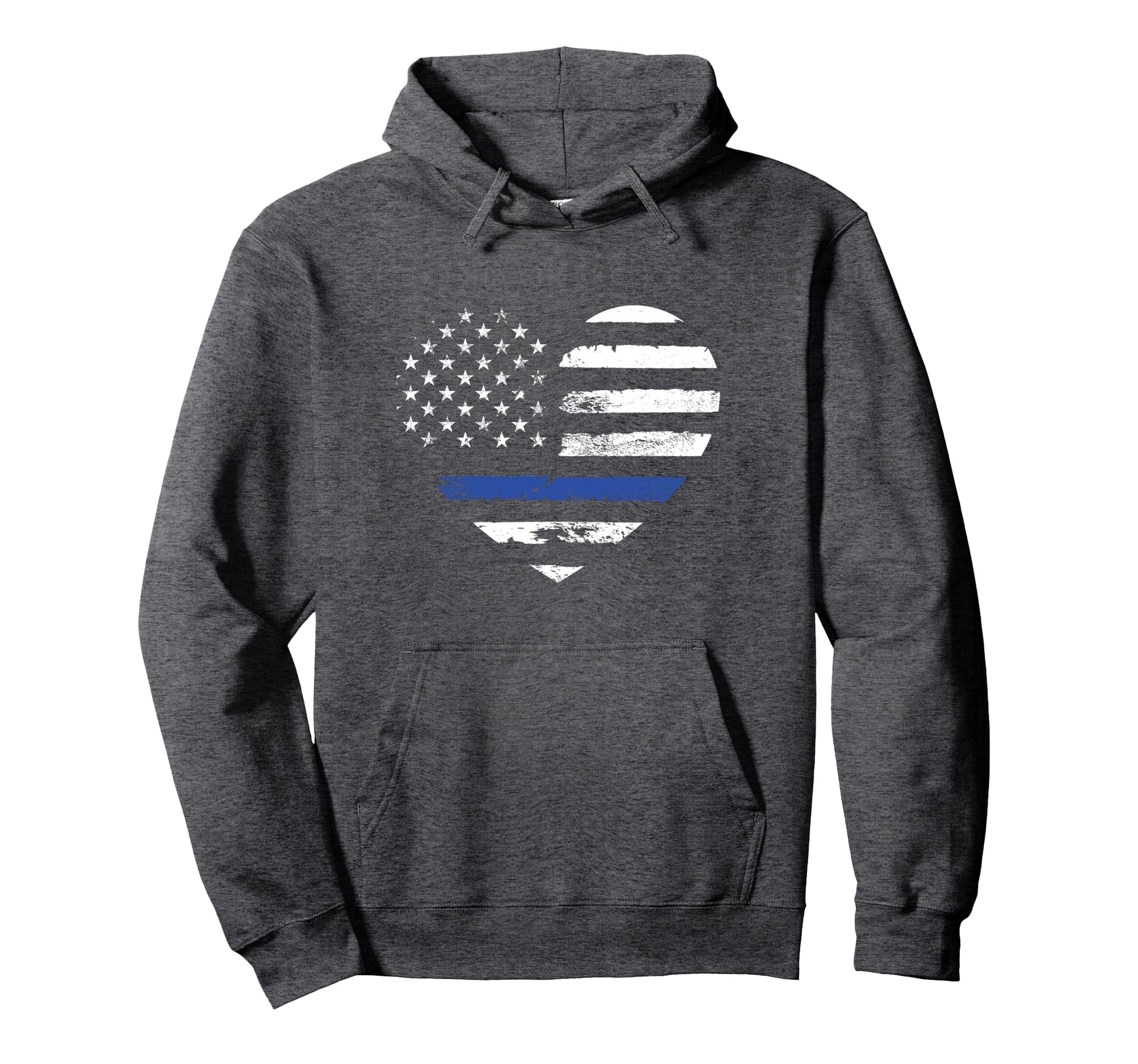Police Officer Support Thin Blue Line Hoodie - Trendy Graphic for Adults - T-Shirt, Sweatshirt, Hoodie