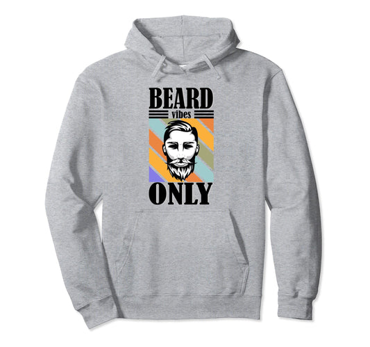 Beard Bearded Mens Dad Daddy Barber Hoodie - Unique Graphic Men Women - T-Shirt, Sweatshirt, Hoodie