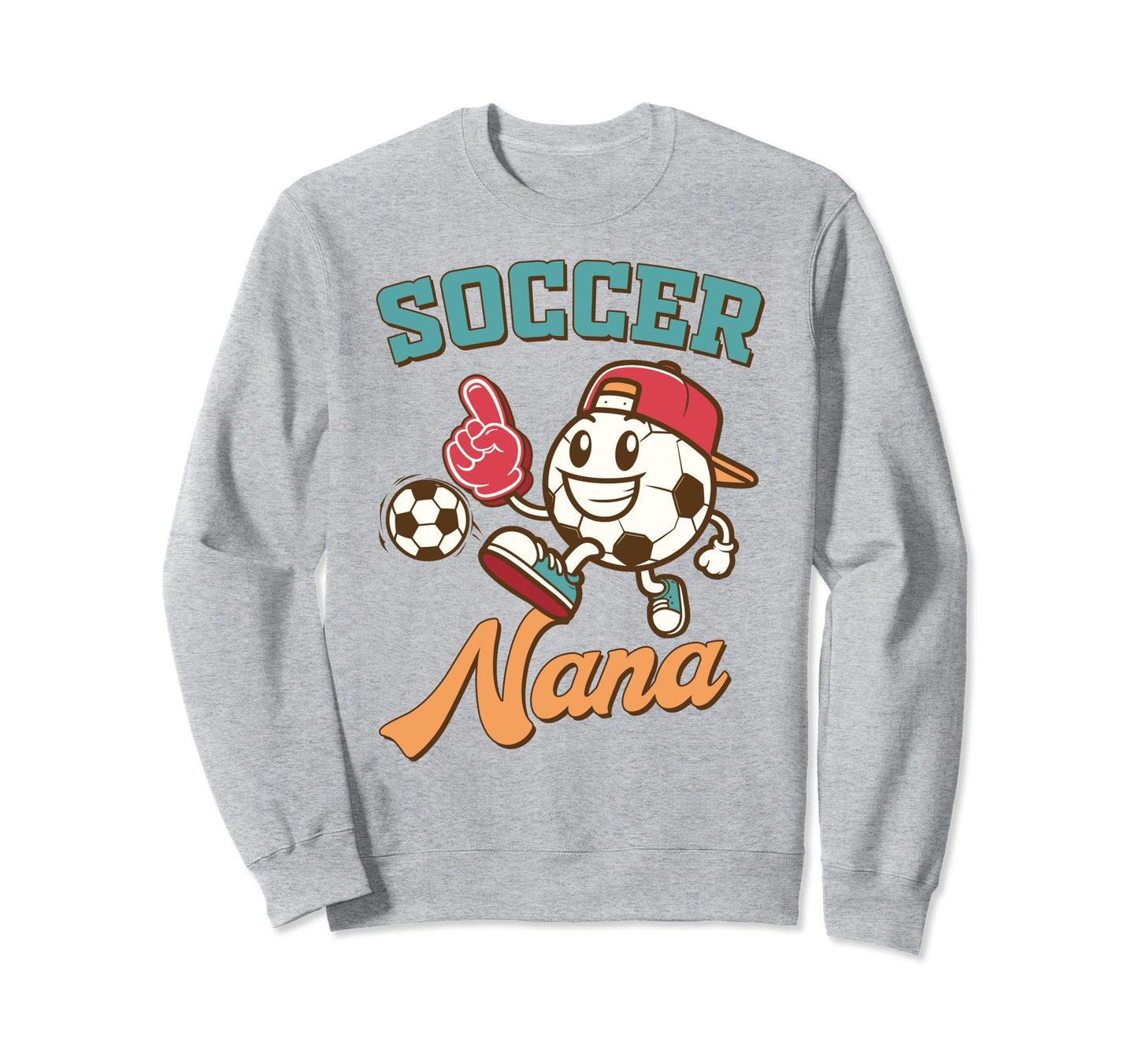 Soccer Nana Game Day Family Supporter Sweatshirt - Trendy Graphic Unisex - T-Shirt, Sweatshirt, Hoodie