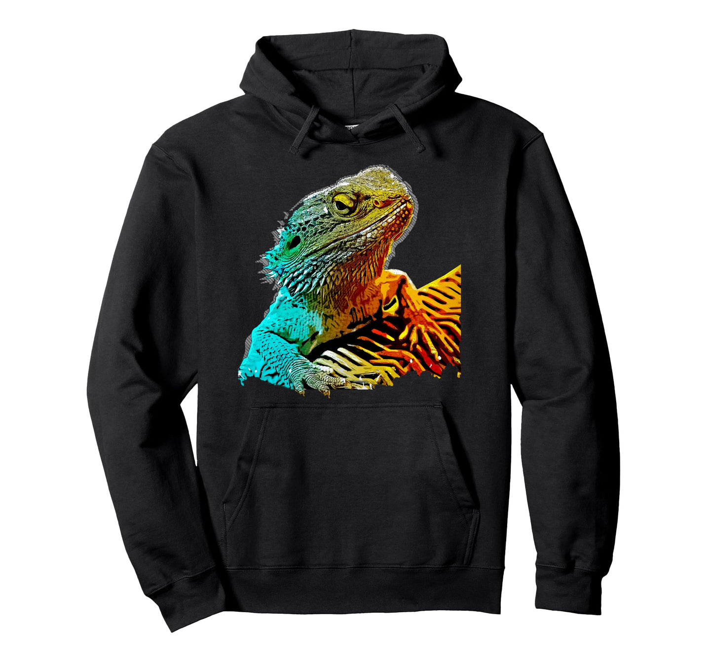 Bearded Dragon Lizard Reptile Funny Hoodie - Aesthetic Graphic Unisex - T-Shirt, Sweatshirt, Hoodie