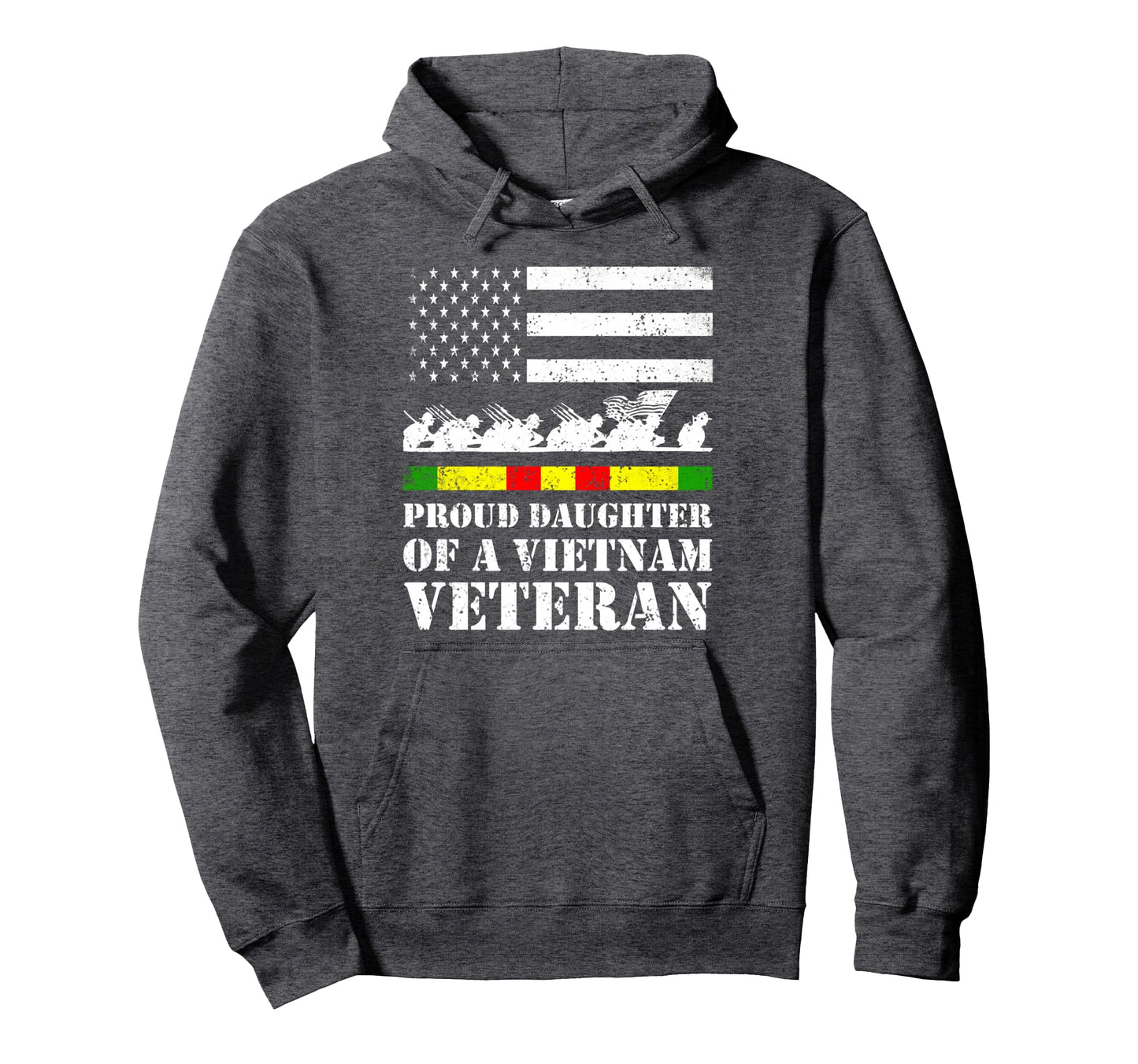 Proud Daughter Vietnam Veteran Hoodie - Trendy Graphic Unisex - T-Shirt, Sweatshirt, Hoodie