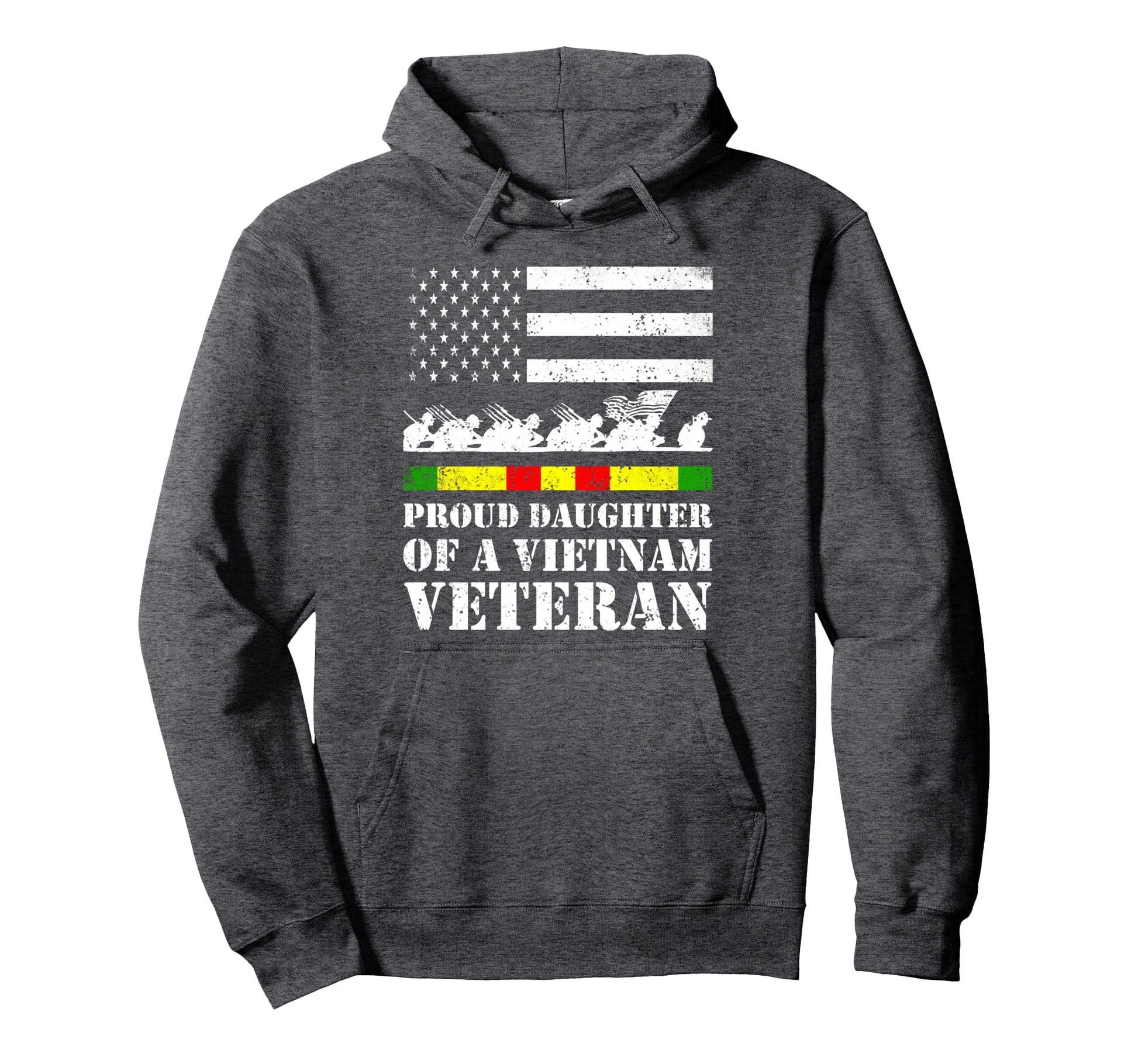 Proud Daughter Vietnam Veteran Hoodie - Trendy Graphic Unisex - T-Shirt, Sweatshirt, Hoodie