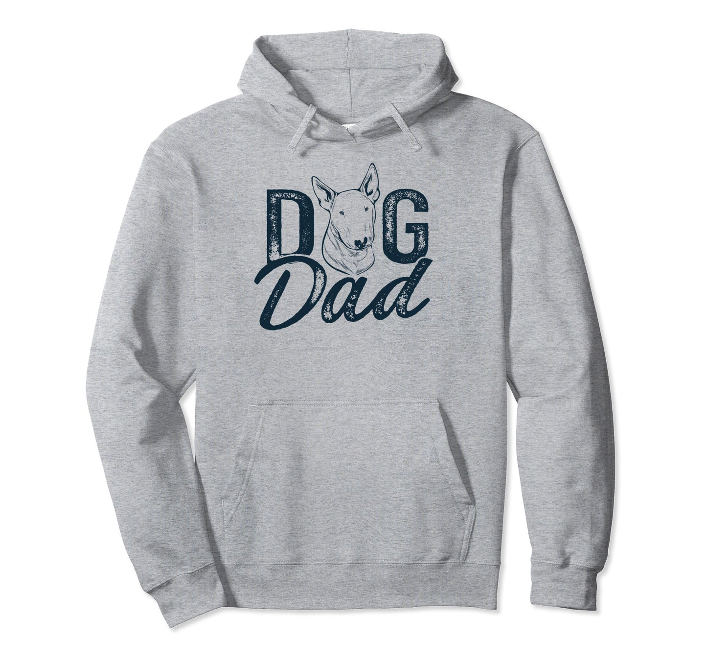 Bull Terrier Dad Dog Fathers Day Gifts T-Shirt - Minimalist Print Unisex - T-Shirt, Sweatshirt, Hoodie