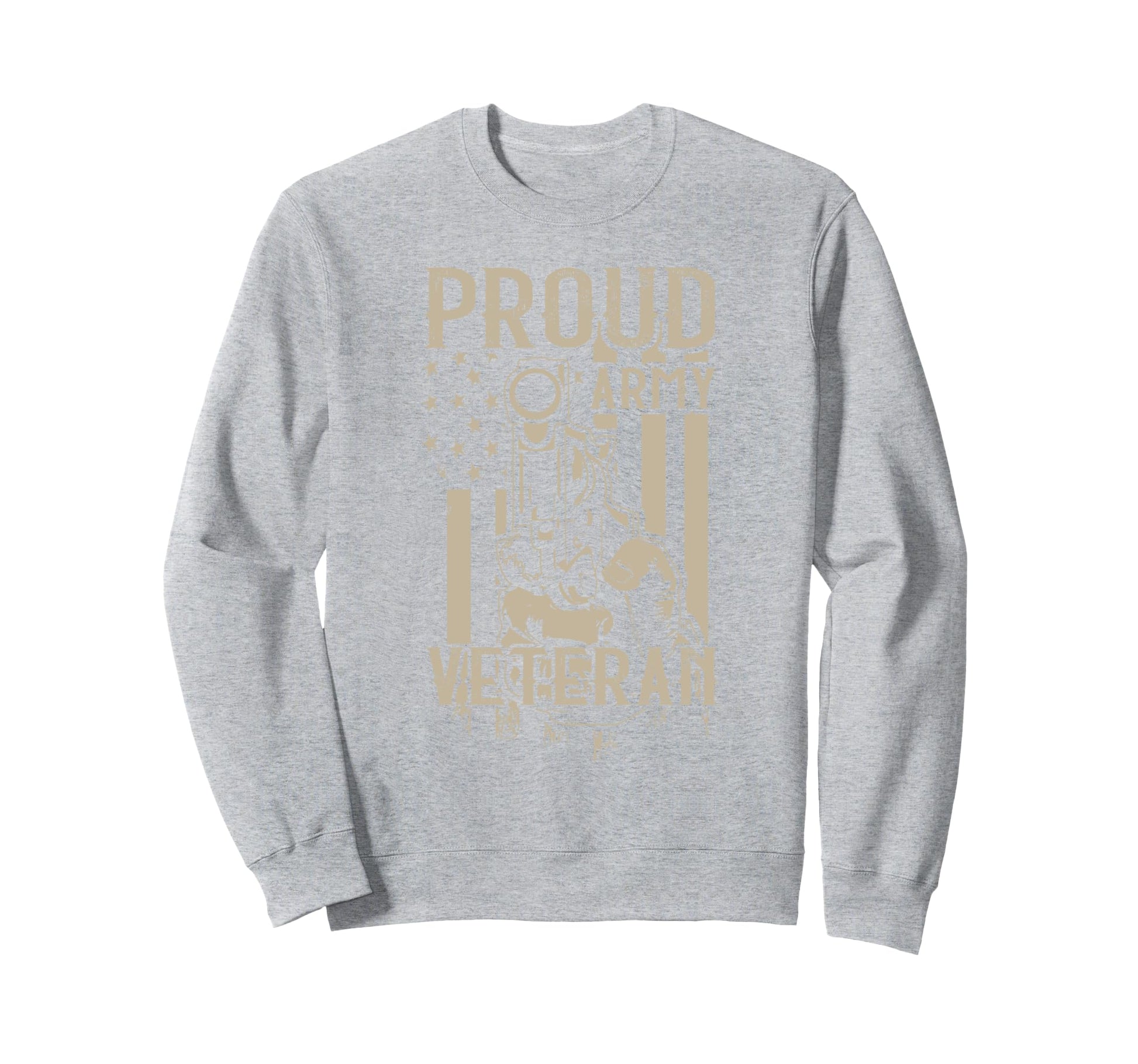 Proud Army Veteran Veteran Dad Sweatshirt - Aesthetic Graphic Unisex - T-Shirt, Sweatshirt, Hoodie