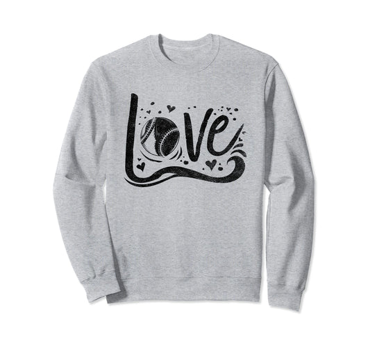 Baseball Mom Baseball Lover Sweatshirt - Aesthetic Graphic Men Women - T-Shirt, Sweatshirt, Hoodie