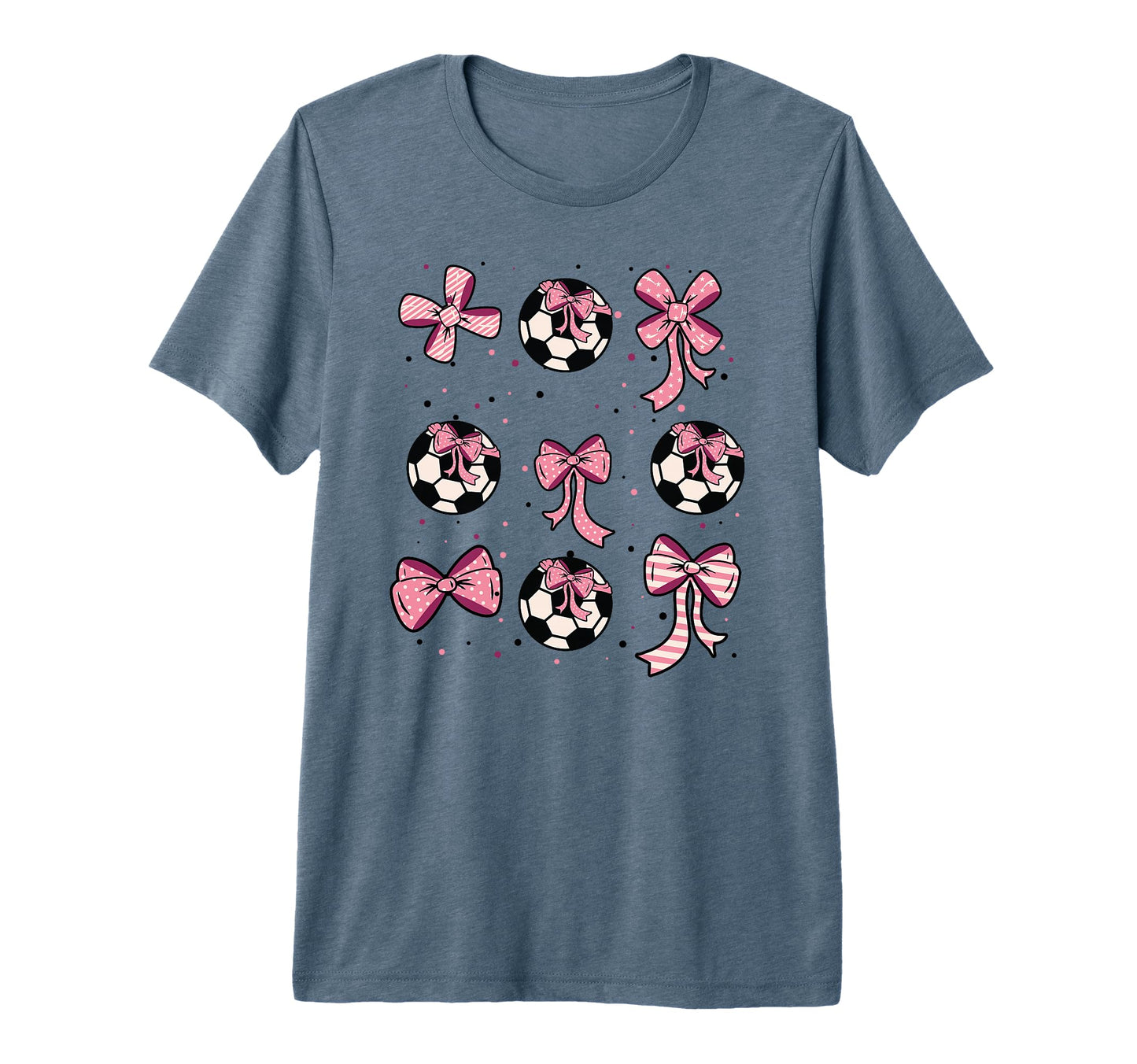 Soccer Ball Coquette Bow Game Day T-Shirt - Trendy Graphic Men Women - T-Shirt, Sweatshirt, Hoodie