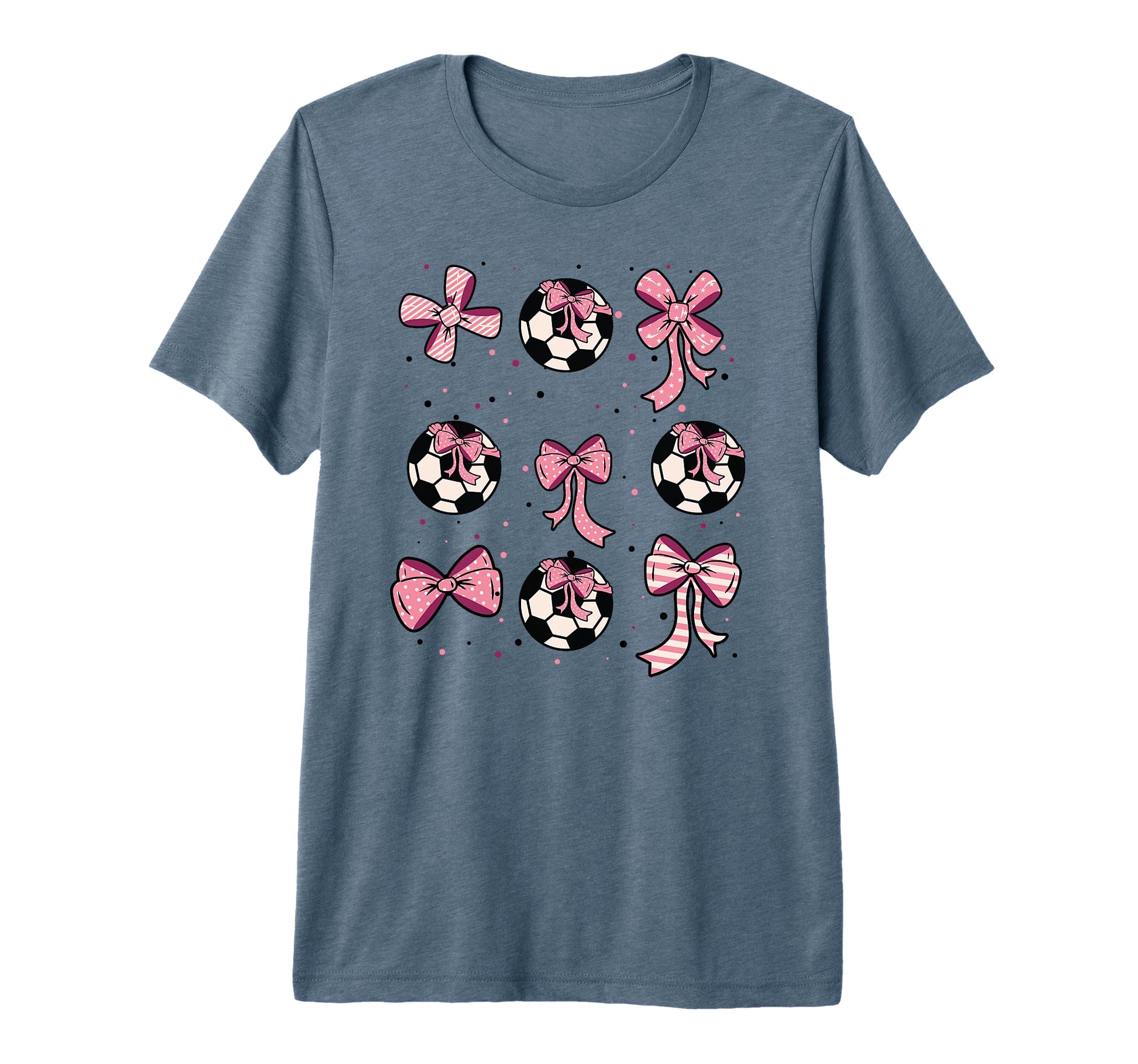 Soccer Ball Coquette Bow Game Day T-Shirt - Trendy Graphic Men Women - T-Shirt, Sweatshirt, Hoodie