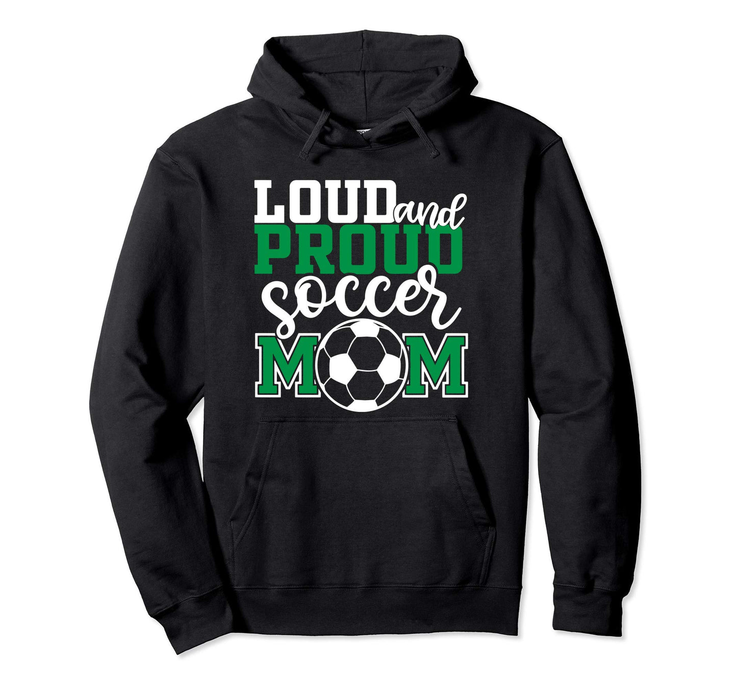 Funny Soccer Matching Family Loud Hoodie - Minimalist Print Men Women - T-Shirt, Sweatshirt, Hoodie