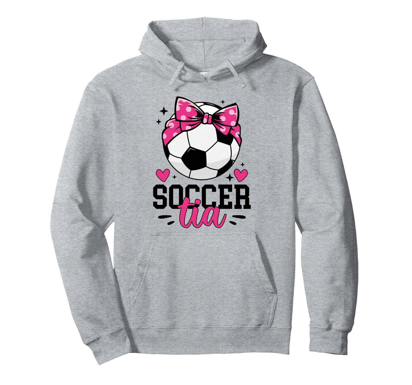 Soccer Tia Aunt Proud Tia Soccer Hoodie - Casual Everyday Wear Men Women - T-Shirt, Sweatshirt, Hoodie