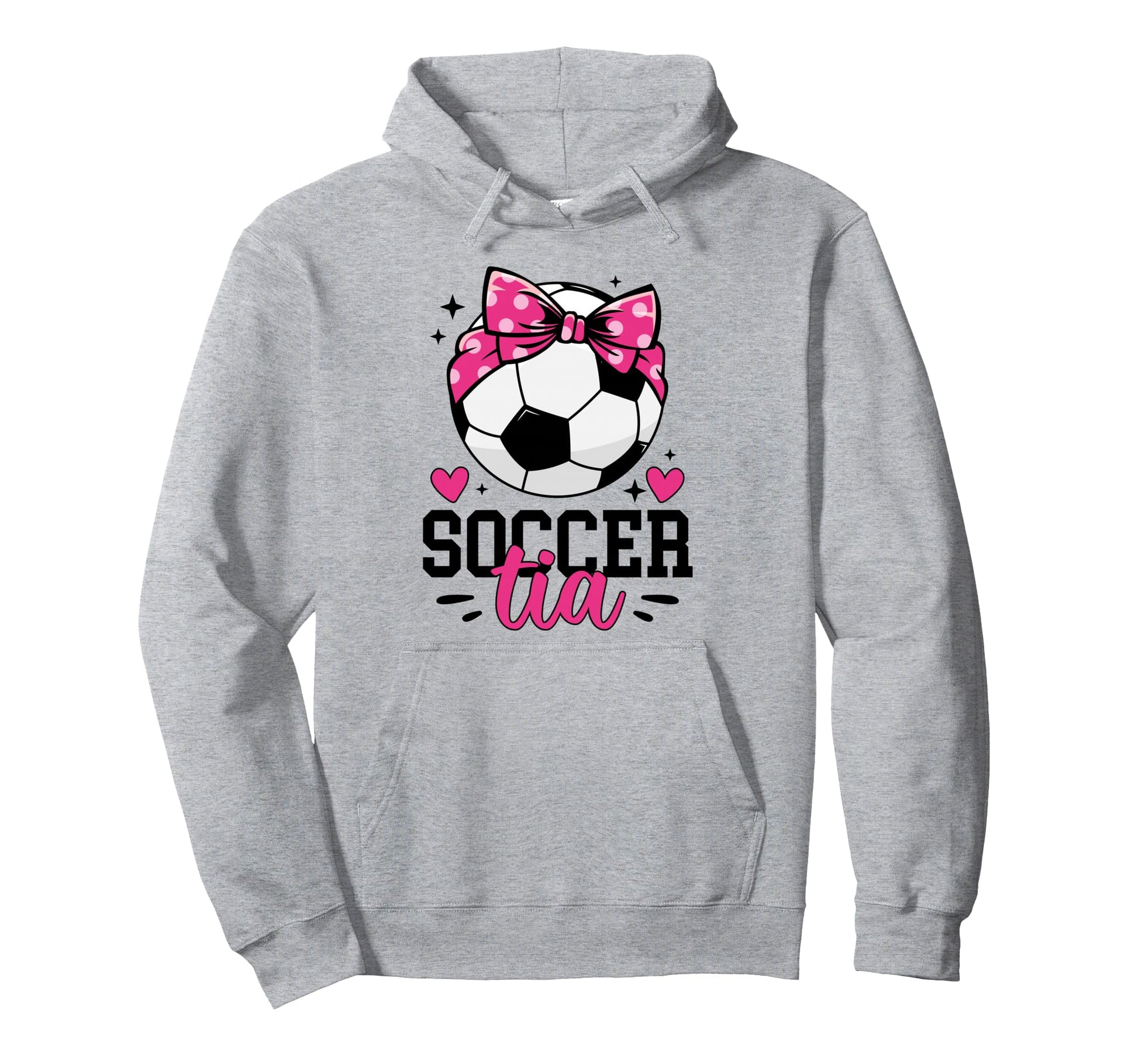 Soccer Tia Aunt Proud Tia Soccer Hoodie - Casual Everyday Wear Men Women - T-Shirt, Sweatshirt, Hoodie