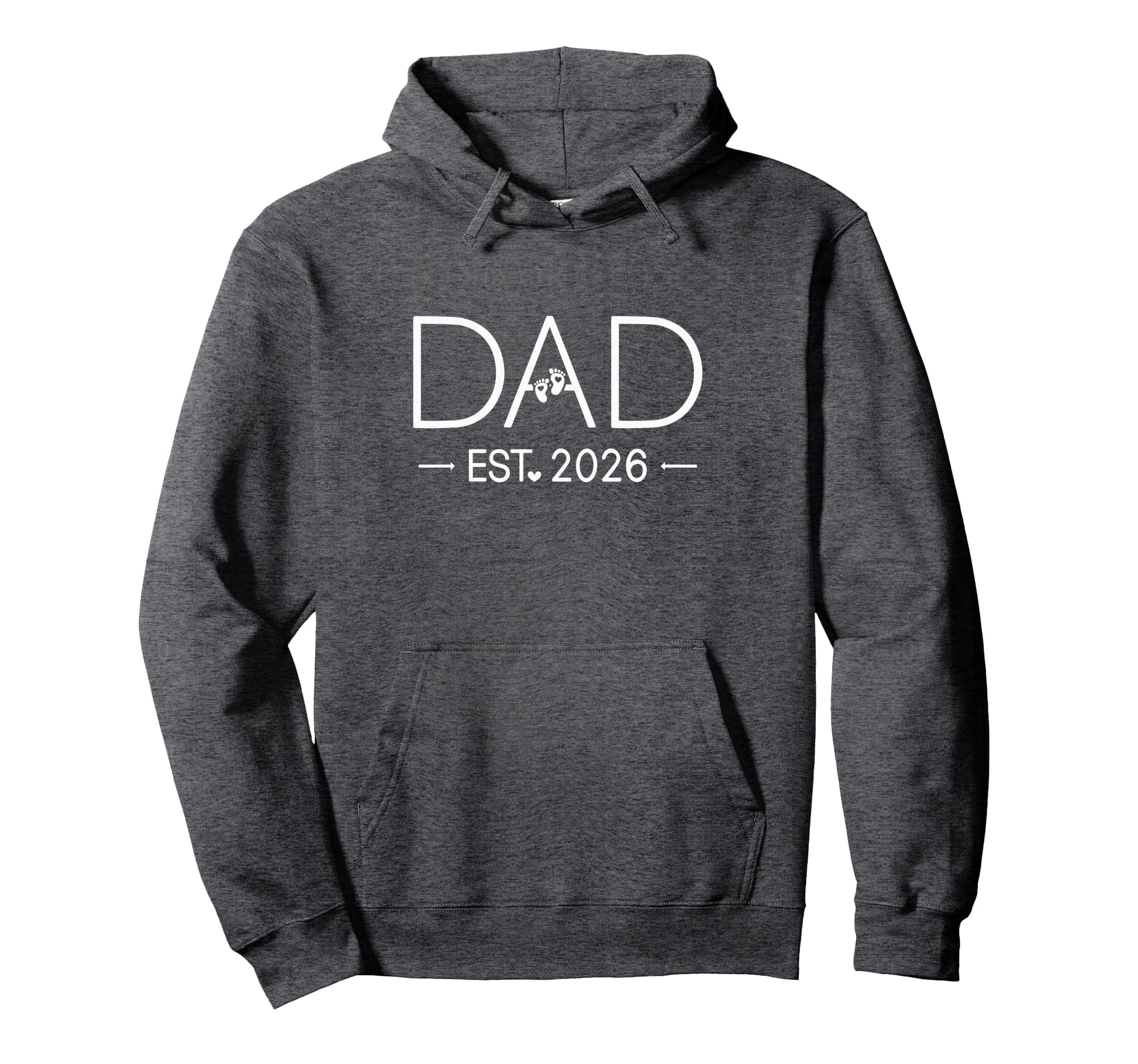 Dad Est 2026 New Dad Mom Matching Father Hoodie - Unique Graphic Men Women - T-Shirt, Sweatshirt, Hoodie