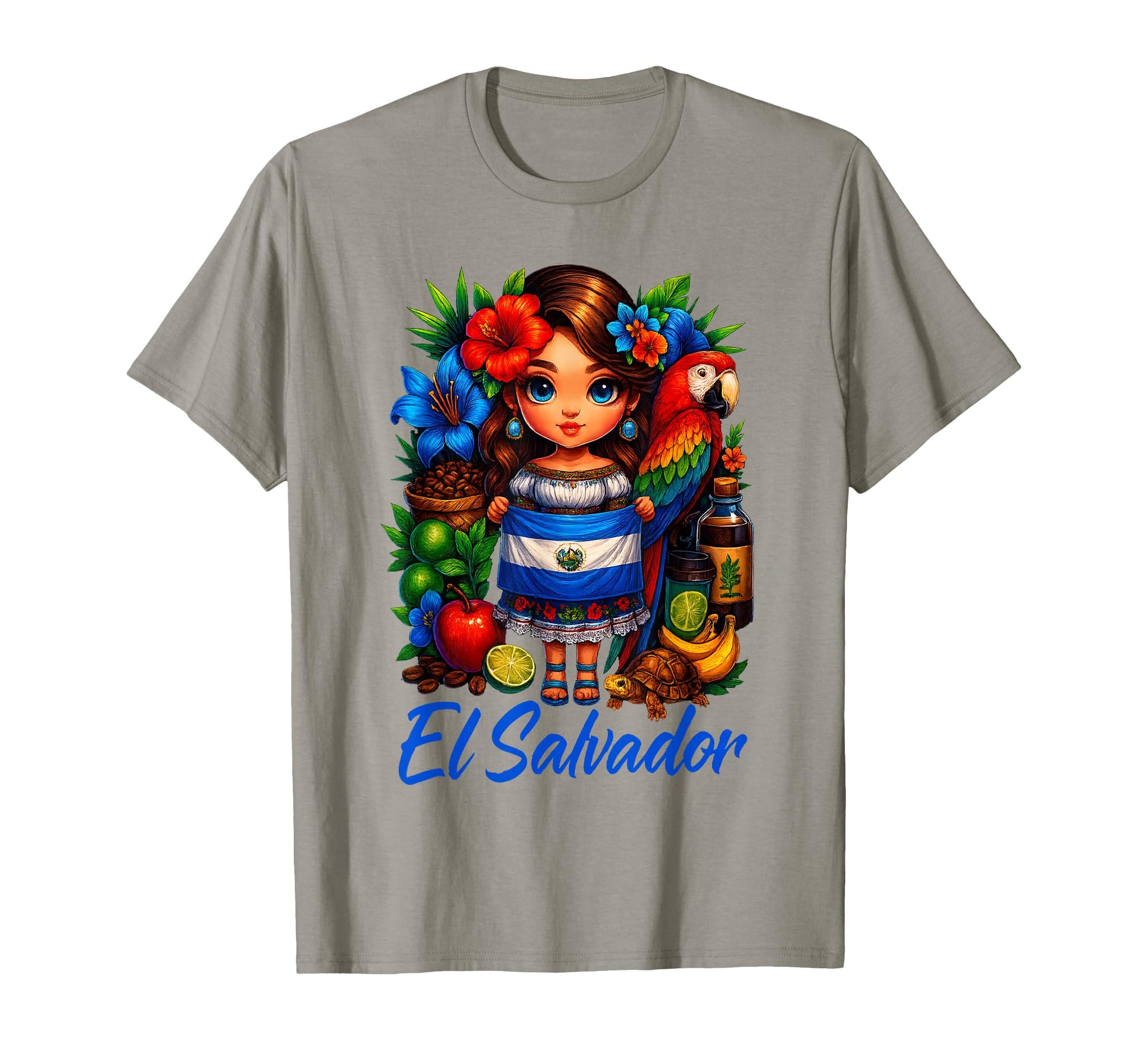 El Salvador Flag Salvadoran Hispanic T-Shirt - Streetwear Style Unisex - T-Shirt, Sweatshirt, Hoodie
