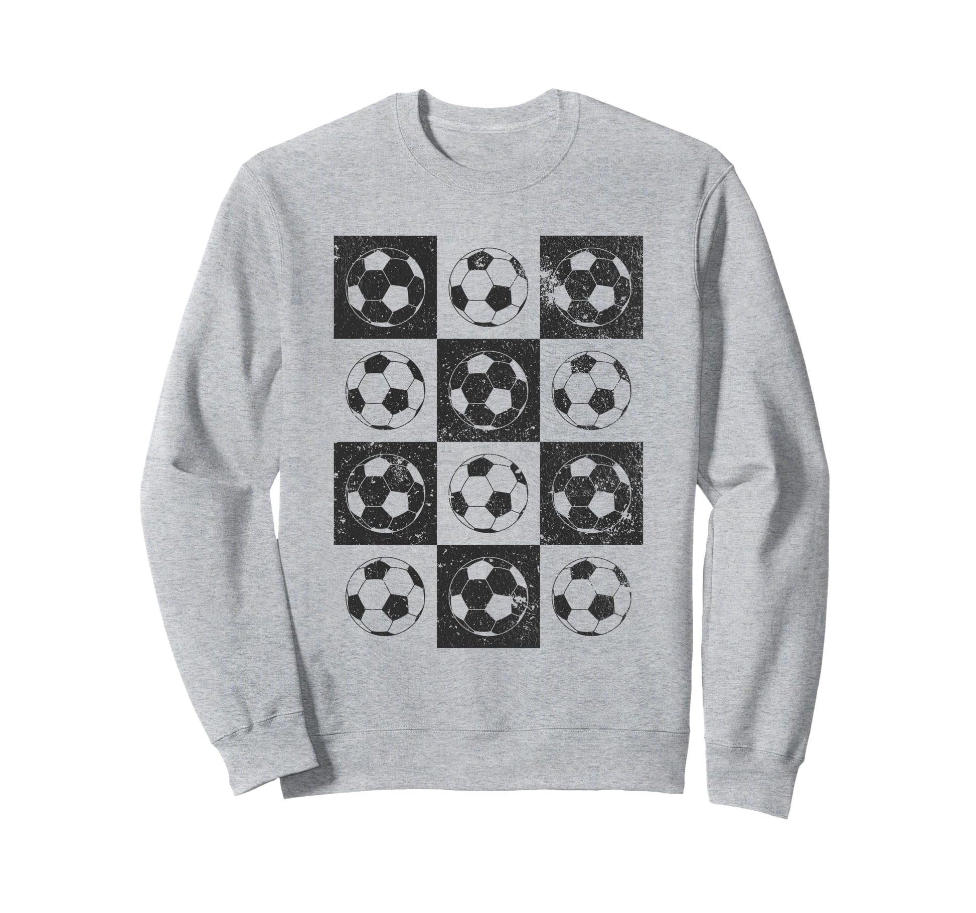 Checkerboard Checkered Soccer Sweatshirt - Streetwear Style for Adults - T-Shirt, Sweatshirt, Hoodie
