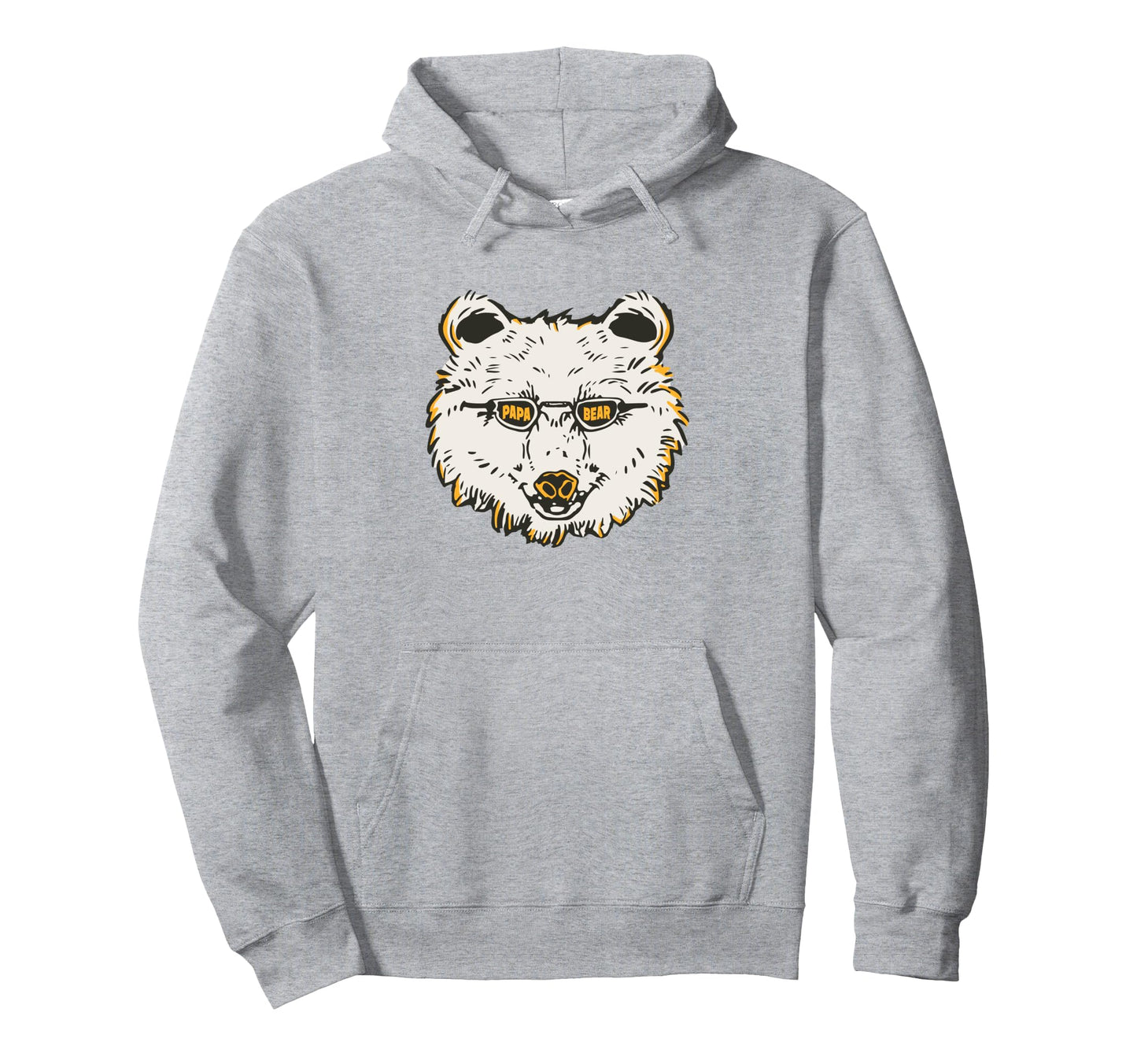 Papa Bear Sunglasses Hoodie - Novelty Apparel for Adults - T-Shirt, Sweatshirt, Hoodie