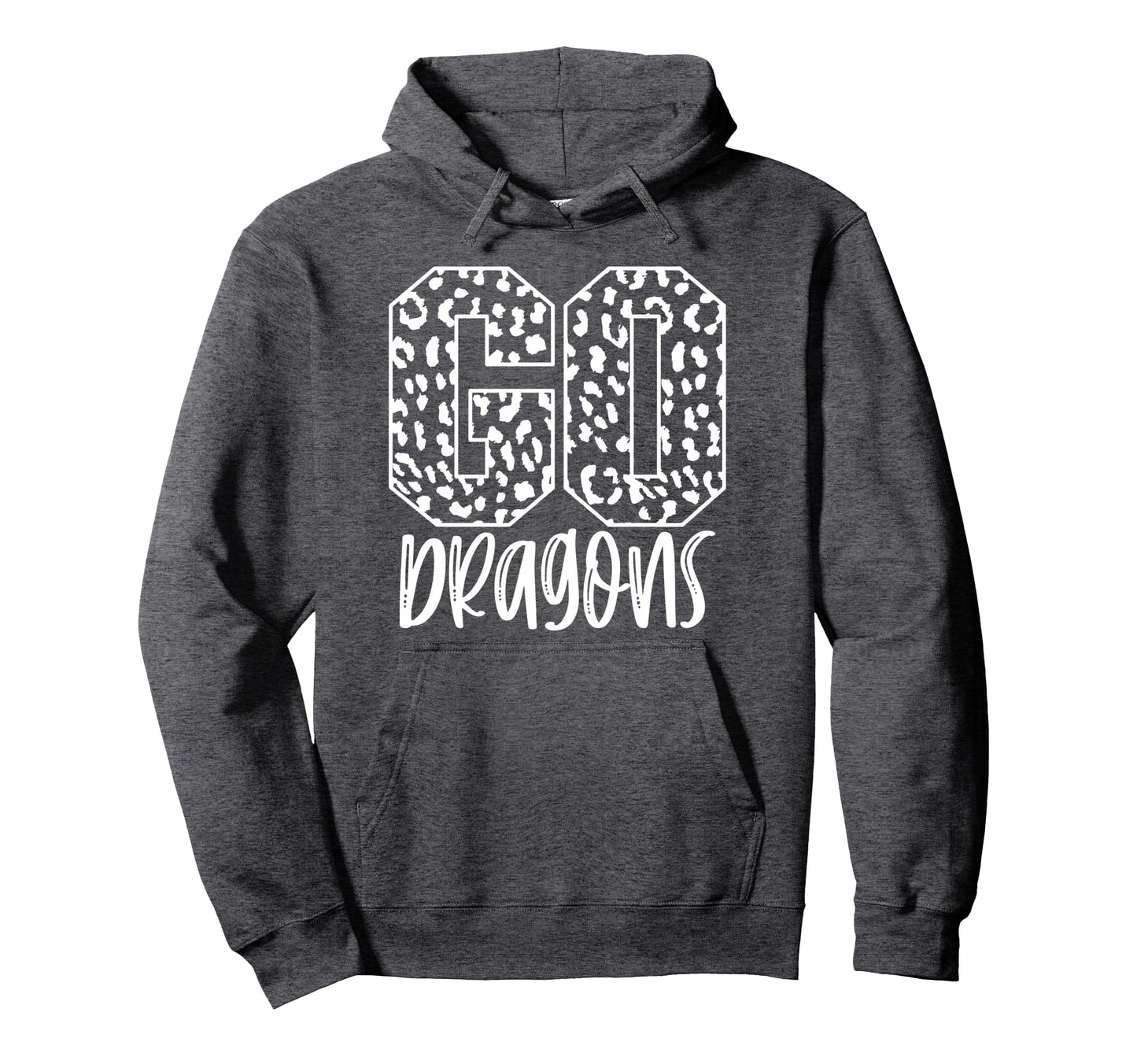 Dragons Team Mascot School Spirit Game Hoodie - Streetwear Style Men Women - T-Shirt, Sweatshirt, Hoodie
