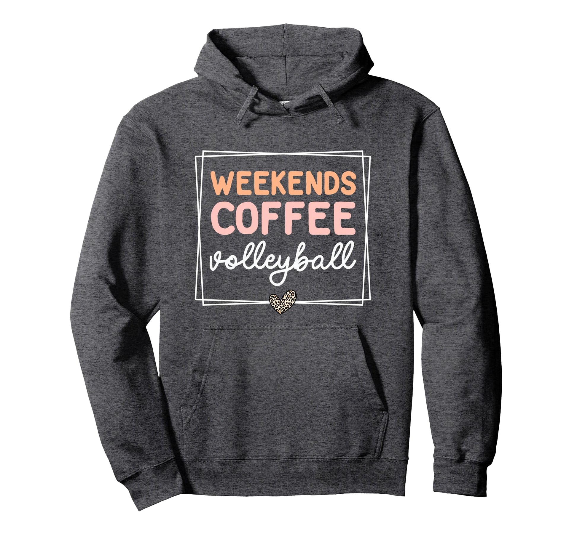 Weekends Coffee Volleyball Mom Life Hoodie - Aesthetic Graphic Men Women - T-Shirt, Sweatshirt, Hoodie