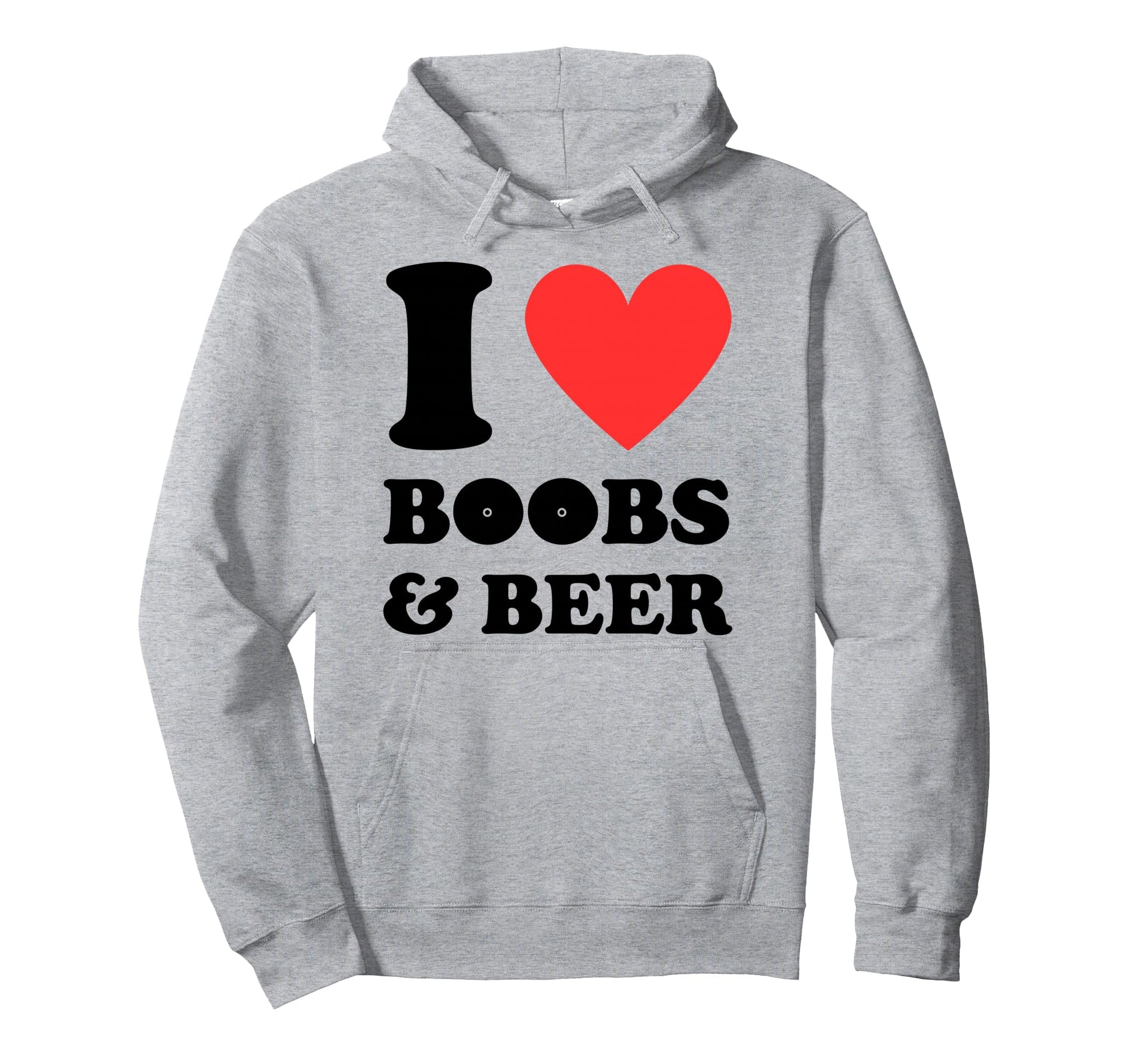 I Love Heart Boobs Beer Trucking Hoodie - Casual Everyday Wear for Adults - T-Shirt, Sweatshirt, Hoodie