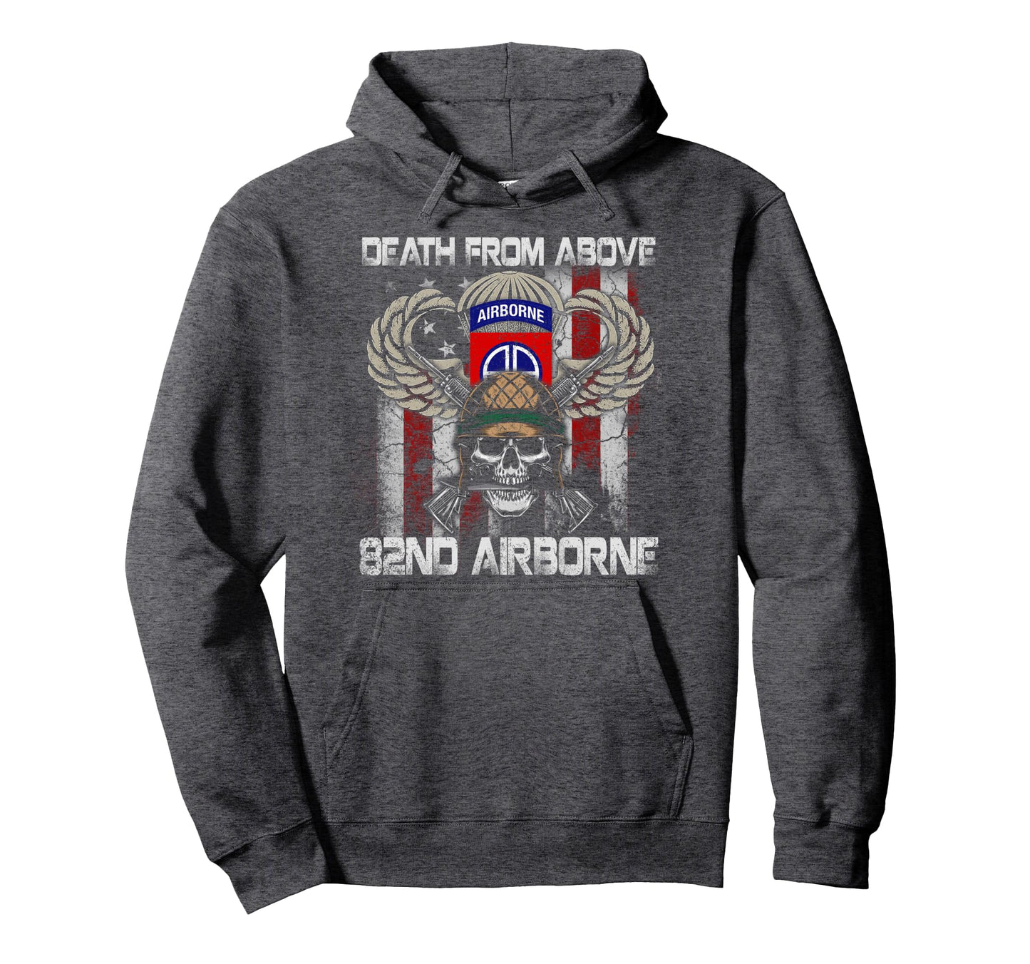 Death From Above 82Nd Airborne Hoodie - Minimalist Print Men Women - T-Shirt, Sweatshirt, Hoodie