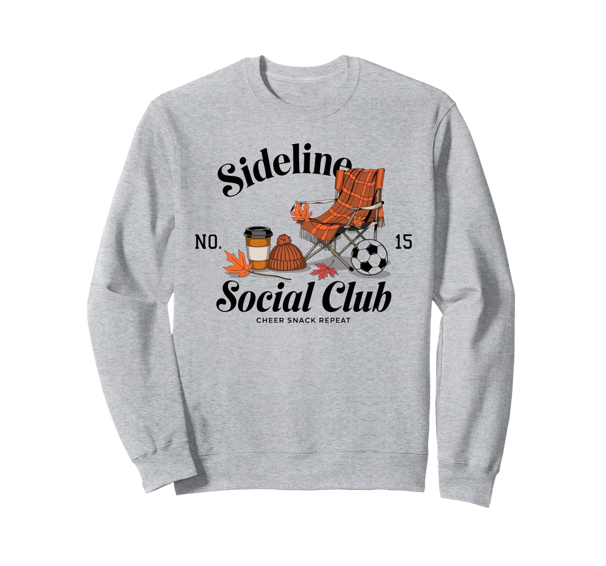 Sideline Social Club Soccer Mom Game Sweatshirt - Novelty Apparel Unisex - T-Shirt, Sweatshirt, Hoodie