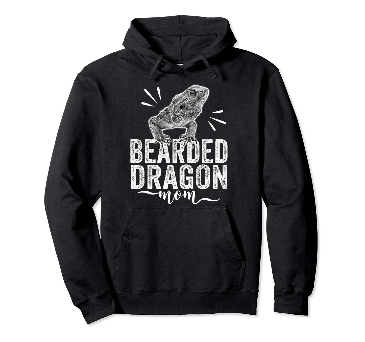 Bearded Dragon Mom Reptile Lizard Hoodie - Graphic Print for Adults - T-Shirt, Sweatshirt, Hoodie