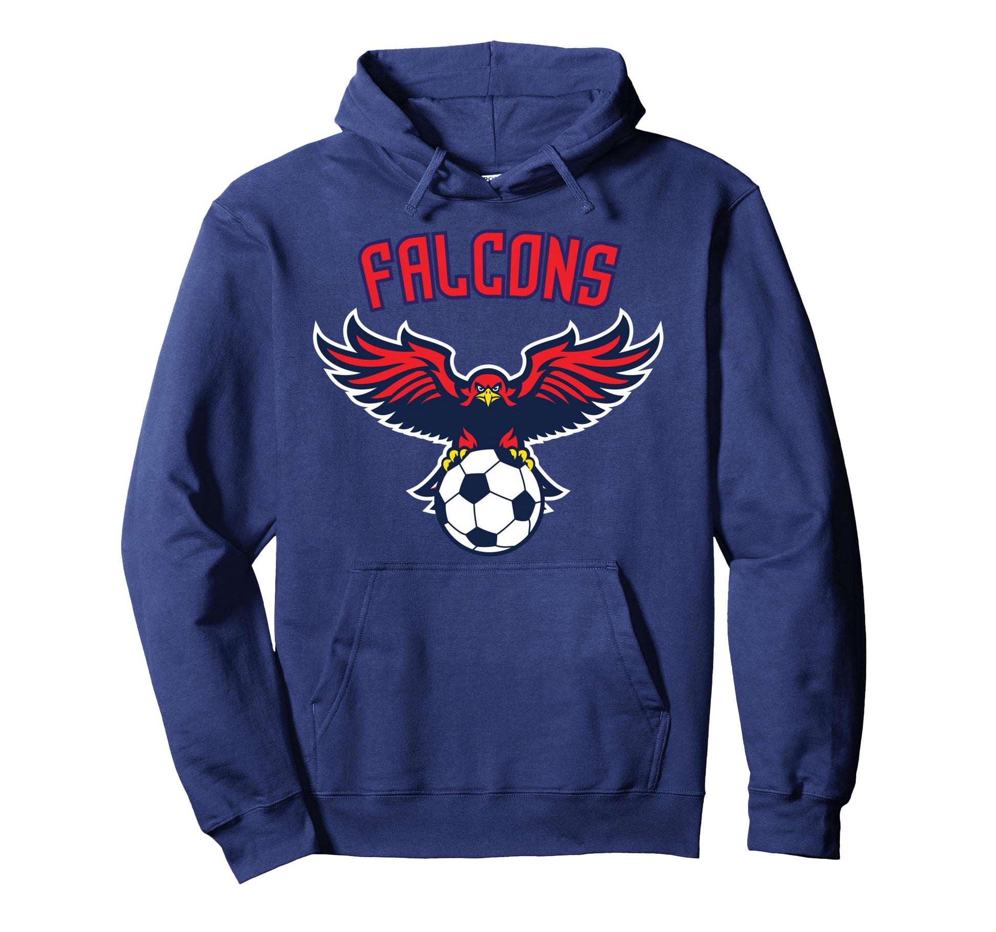 Falcons Soccer Hoodie - Novelty Apparel Unisex - T-Shirt, Sweatshirt, Hoodie