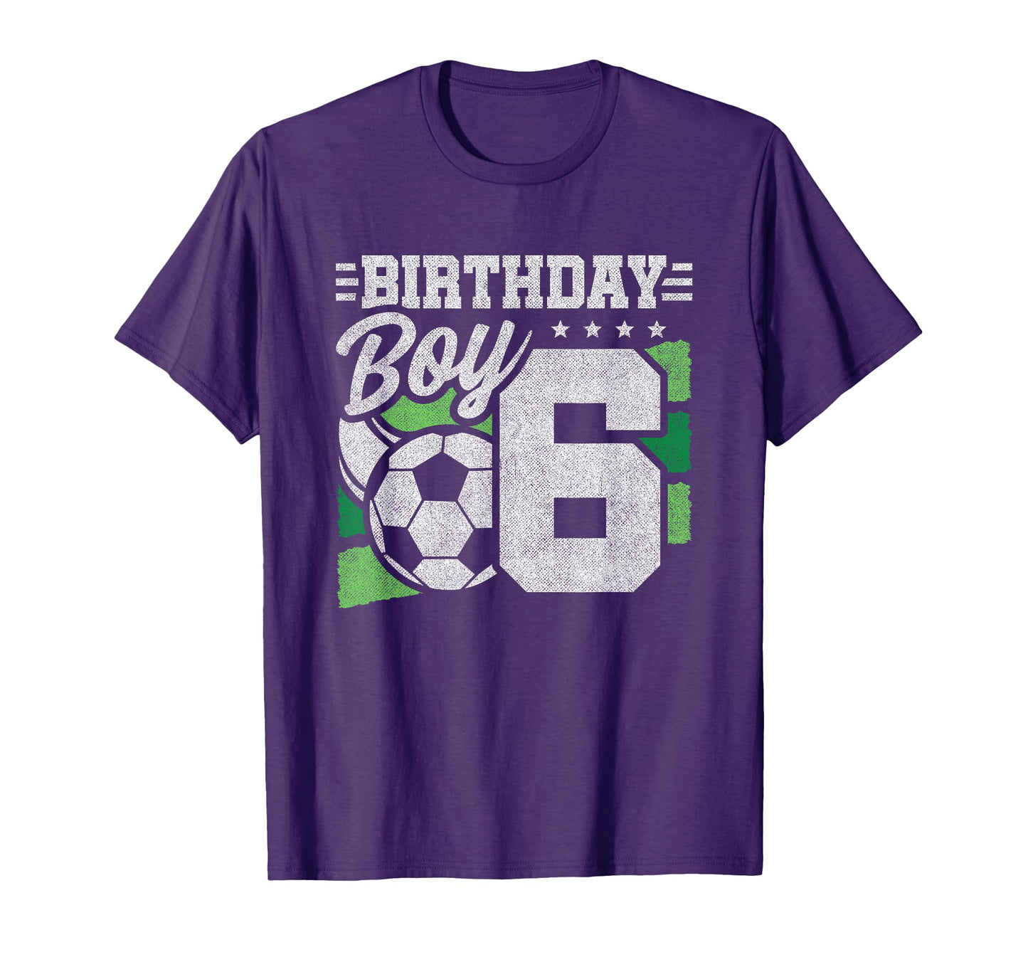 6 Year Old Soccer Birthday 6Th T-Shirt - Minimalist Print Men Women - T-Shirt, Sweatshirt, Hoodie